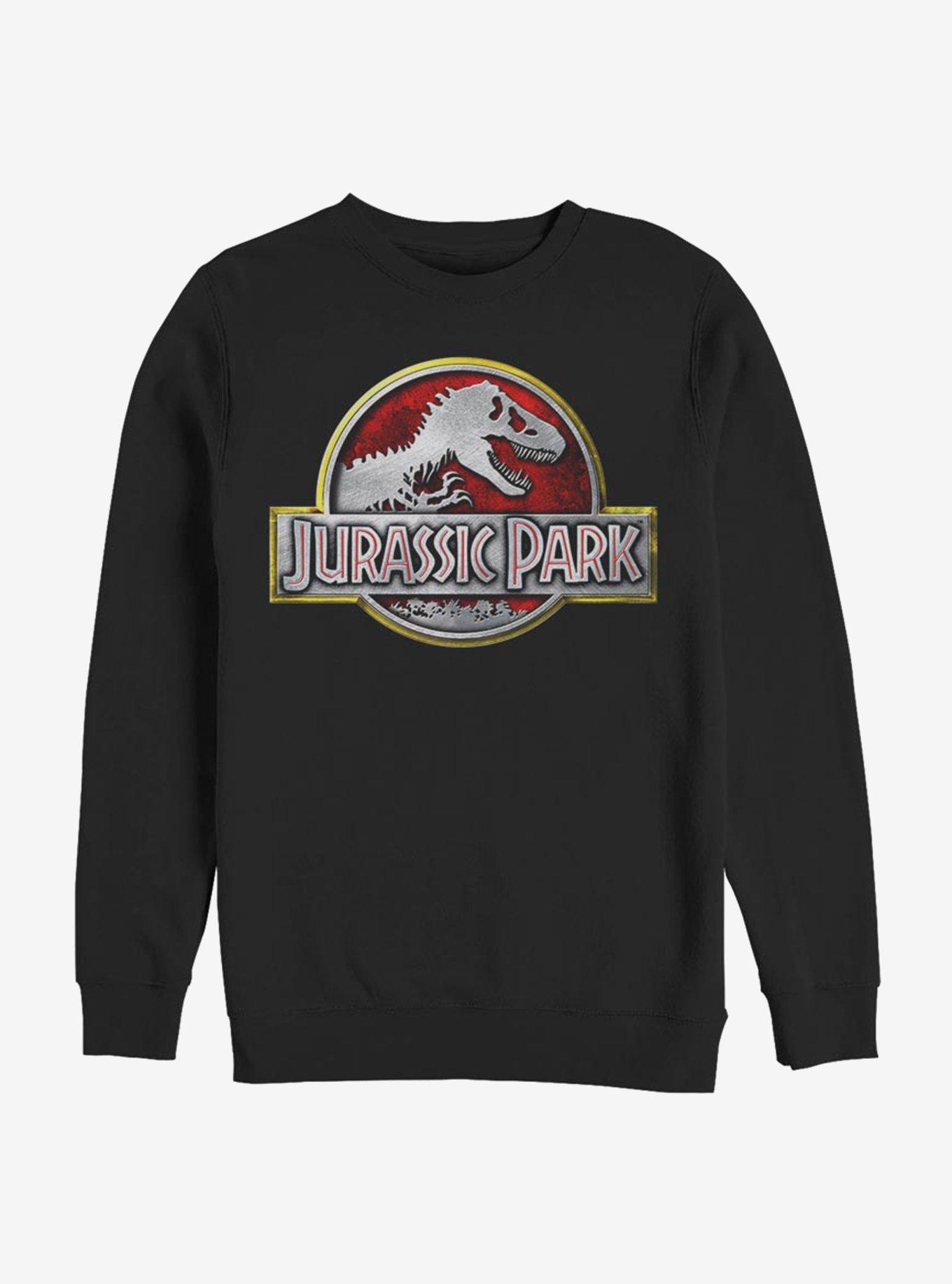 Jurassic Park Chrome Logo Sweatshirt, , hi-res