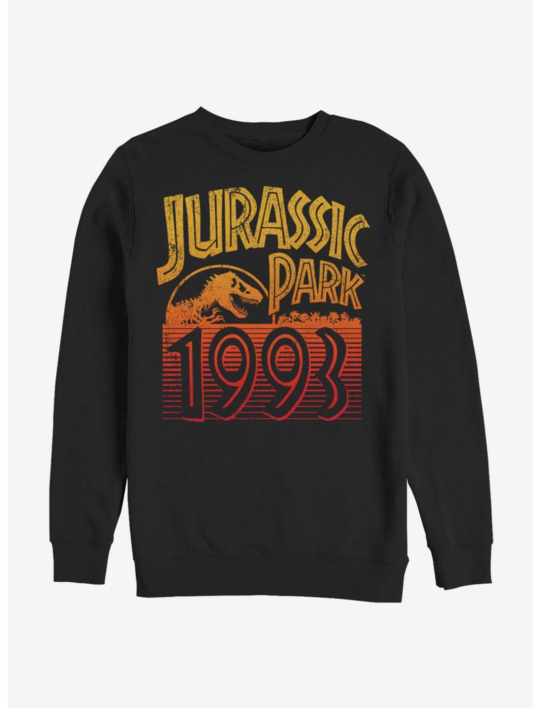 Jurassic Park Classic Sunset Sweatshirt, BLACK, hi-res