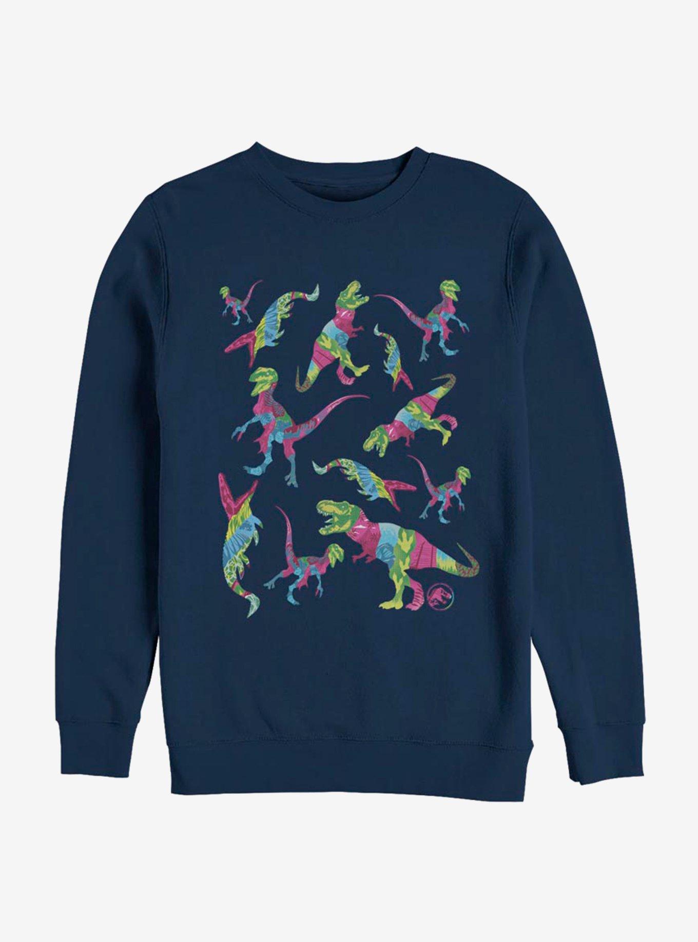 Jurassic World Colorful Dino Toss Sweatshirt, , hi-res