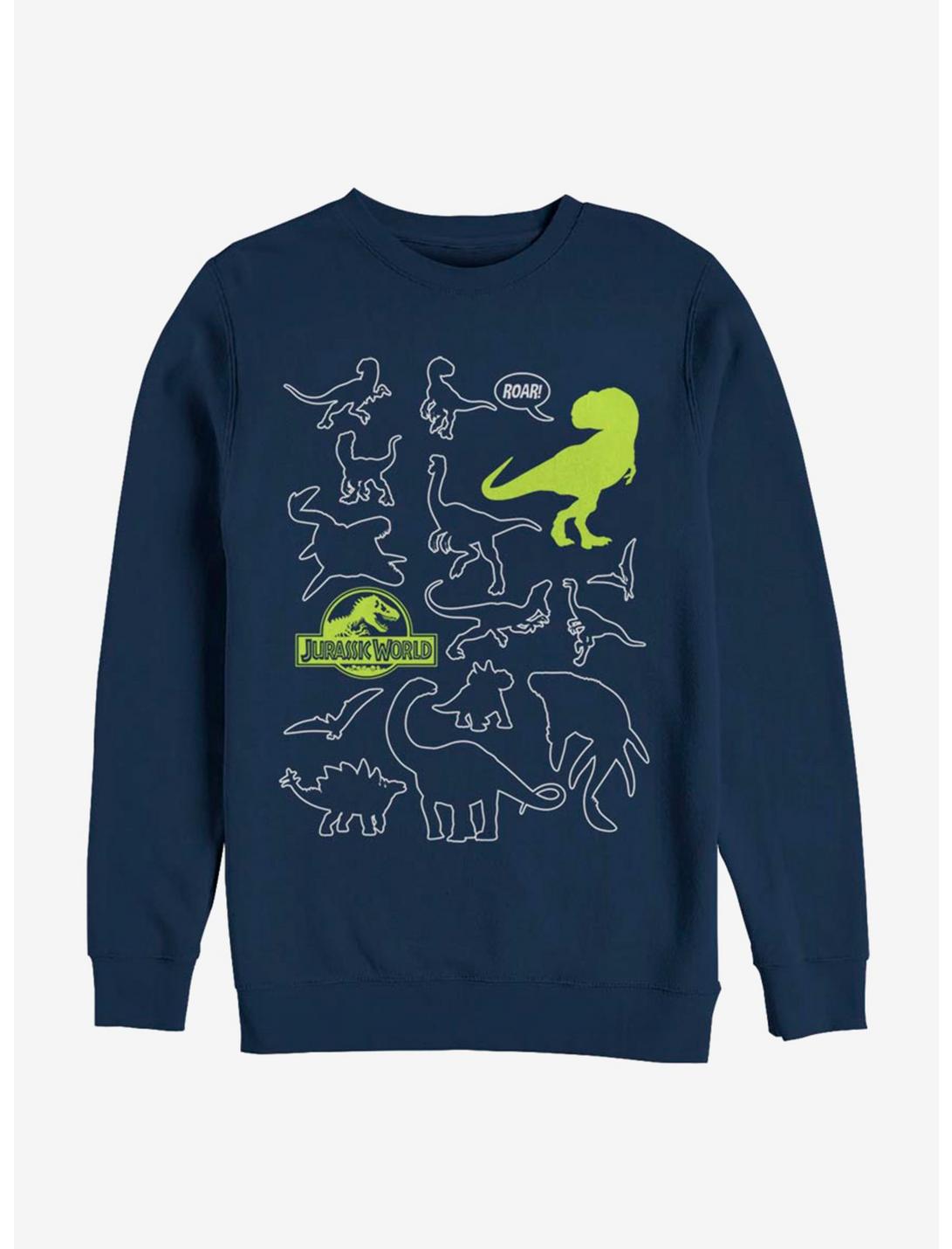 Jurassic World Dino Doodle Sweatshirt, NAVY, hi-res