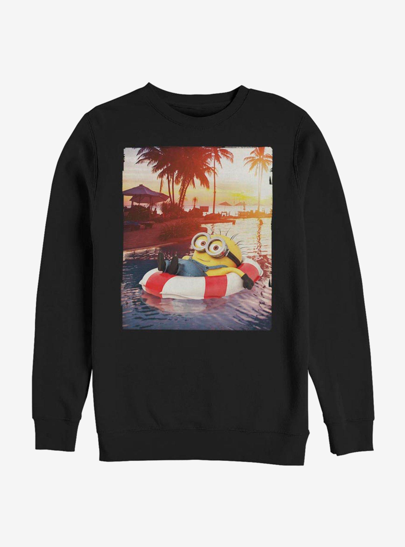 Despicable Me Minions Dusk Float Sweatshirt, BLACK, hi-res