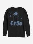 Despicable Me Minions Halftone Group Sweatshirt, BLACK, hi-res