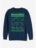 Jurassic World Dino Identification Sweatshirt, NAVY, hi-res