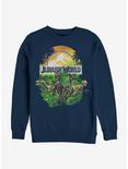Jurassic World Distressed Plastic Jungle Sweatshirt, NAVY, hi-res