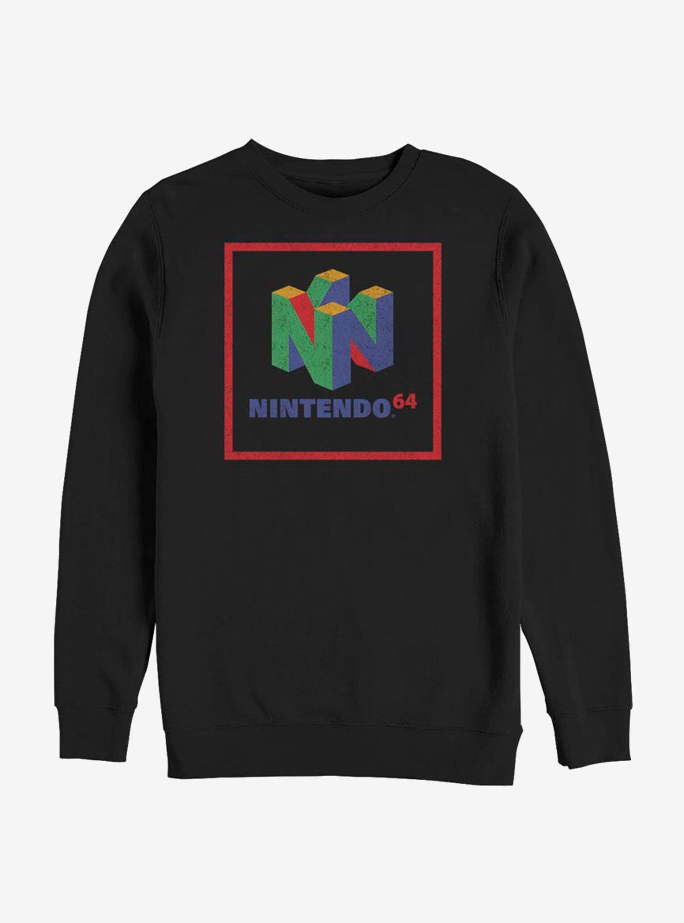 Nintendo 64 Logo Element Sweatshirt, BLACK, hi-res