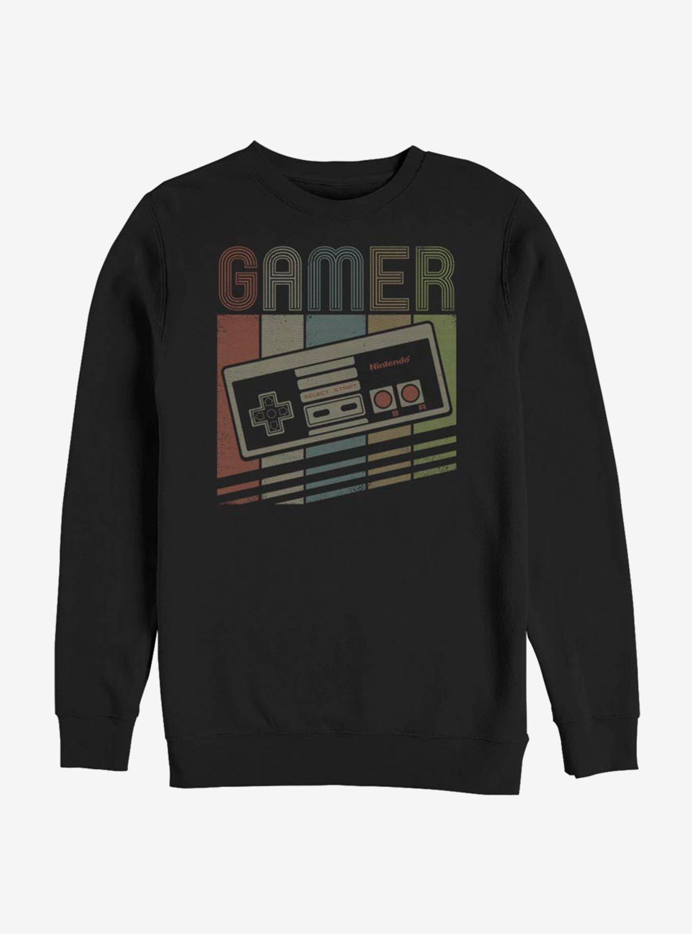 Nintendo Retro Games Sweatshirt, BLACK, hi-res