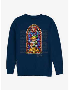 Nintendo The Legend Of Zelda Stained Glass Sweatshirt, , hi-res