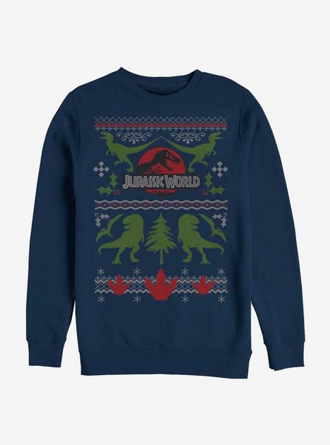 Jurassic World Jurassic Holiday Sweatshirt - BLUE | BoxLunch