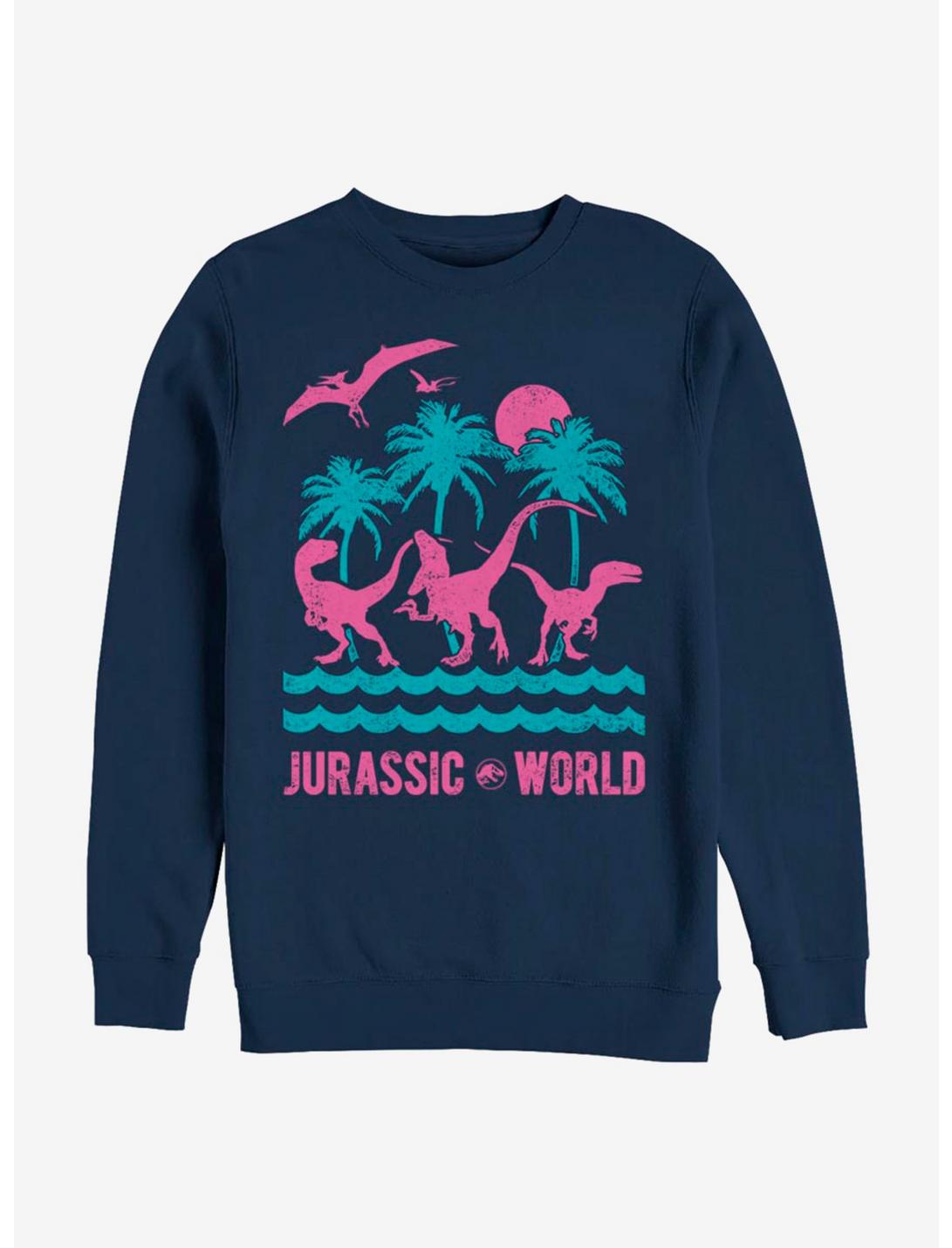 Jurassic World Jurassic Island Sweatshirt, NAVY, hi-res