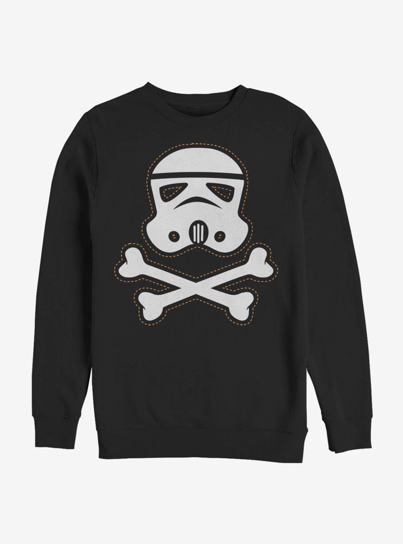 Star Wars Trooper Skull Sweatshirt, BLACK, hi-res