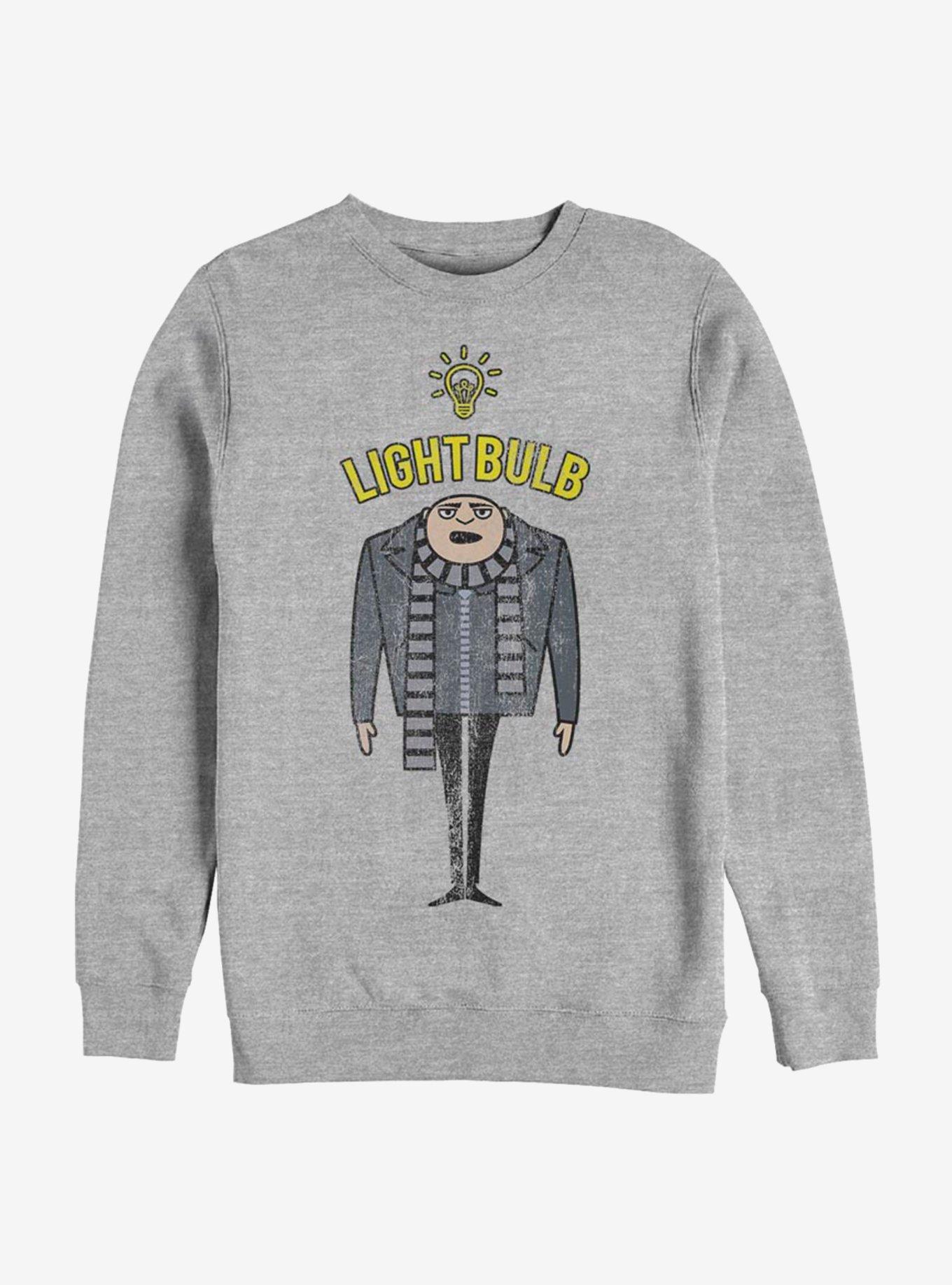 Despicable Me Minions Light Bulb Sweatshirt, , hi-res