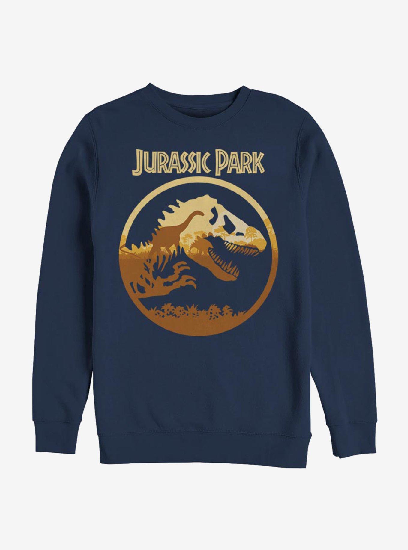 Jurassic World Jurassic Silhouette Sweatshirt, NAVY, hi-res