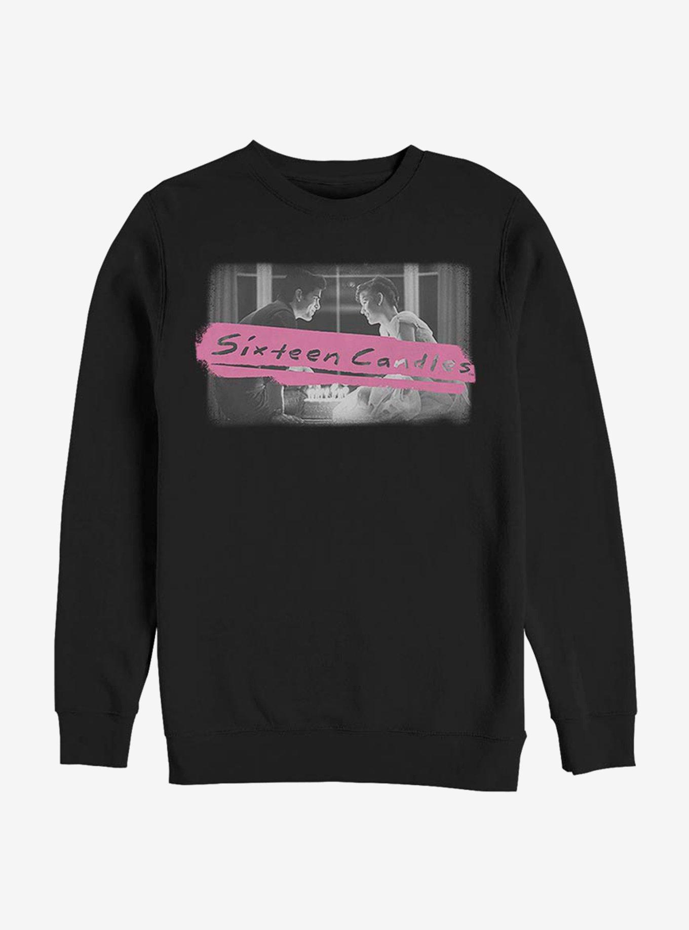 Sixteen Candles Birthday Cake Sweatshirt, BLACK, hi-res