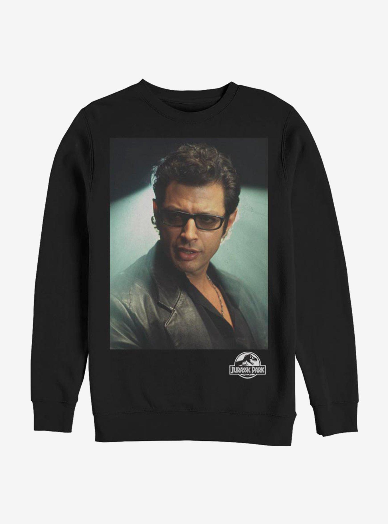 Jurassic Park Malcolm Glow Sweatshirt, BLACK, hi-res