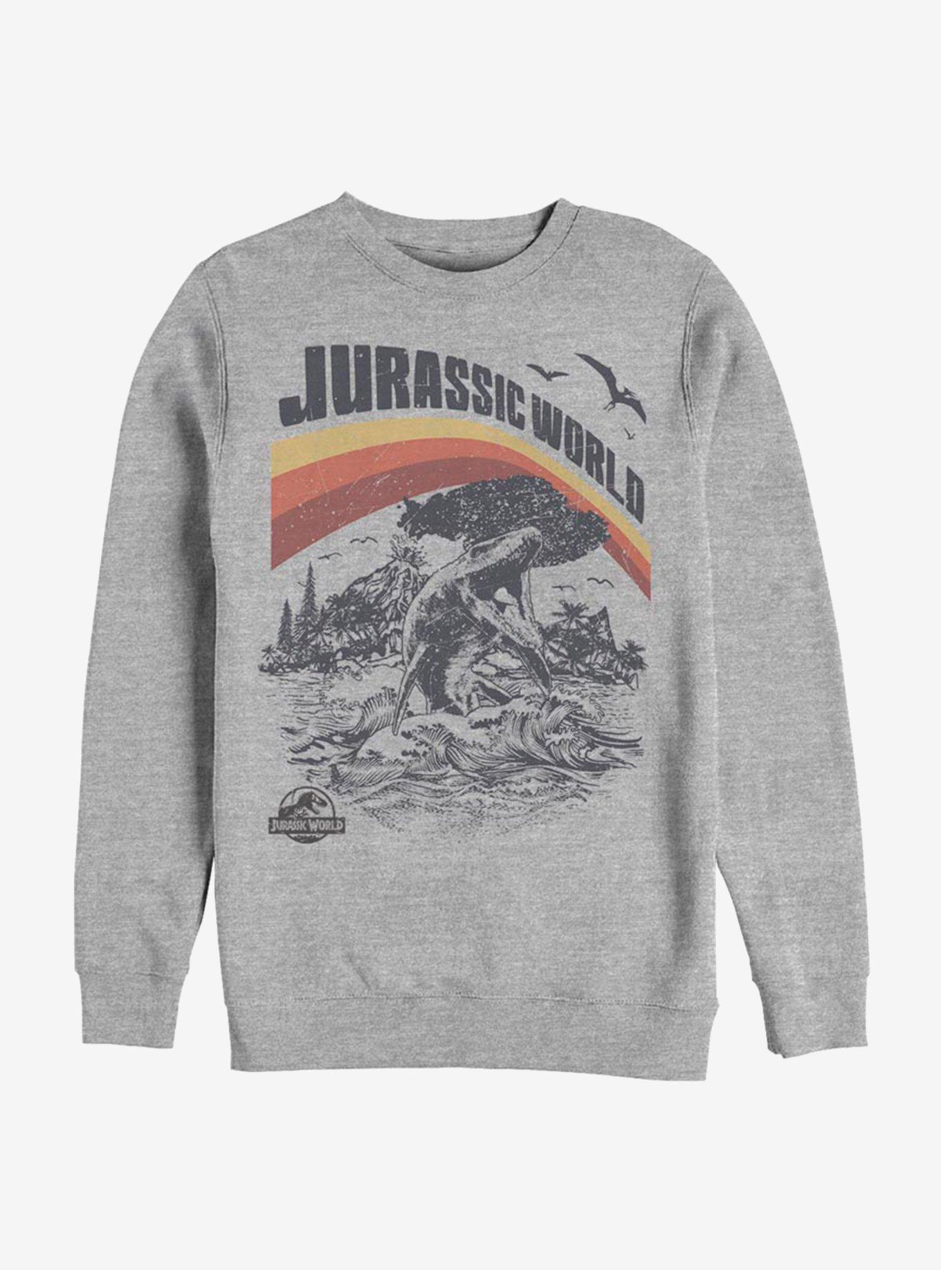 Jurassic World Nebular Oceanic Sweatshirt - GREY | BoxLunch