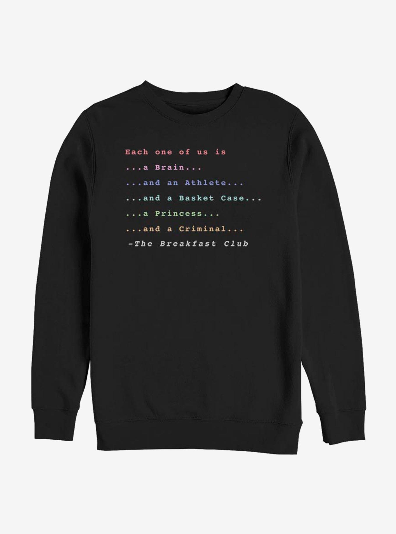 The breakfast club discount sweatshirt