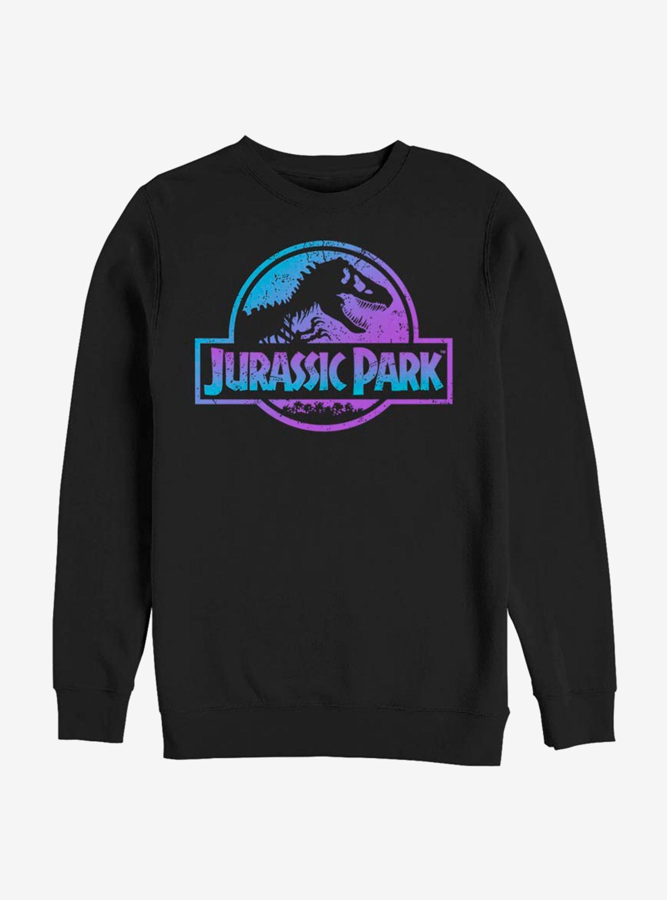 Jurassic Park Neon Logo Sweatshirt, , hi-res