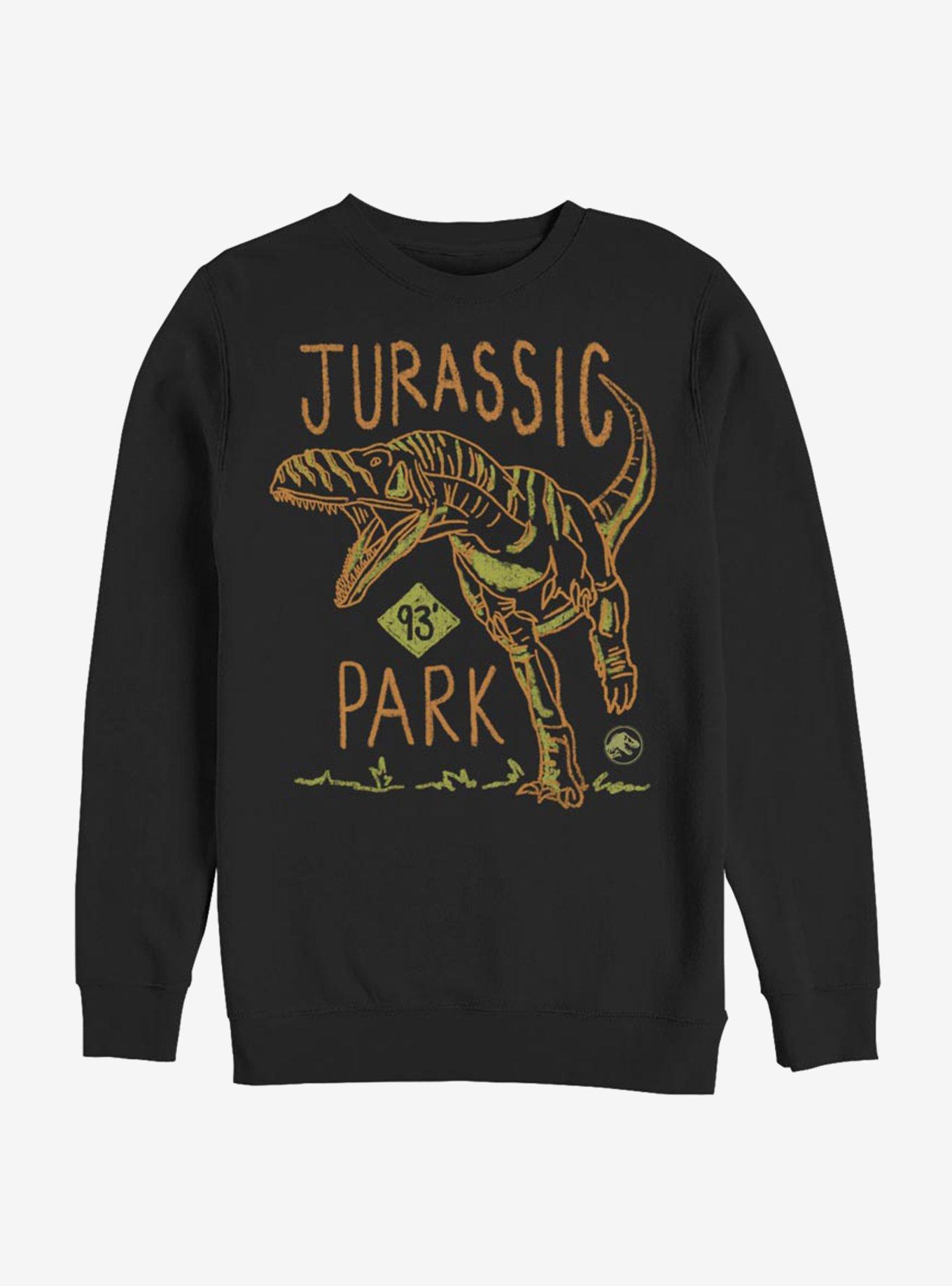 Jurassic Park Doodle 1993 Sweatshirt, , hi-res