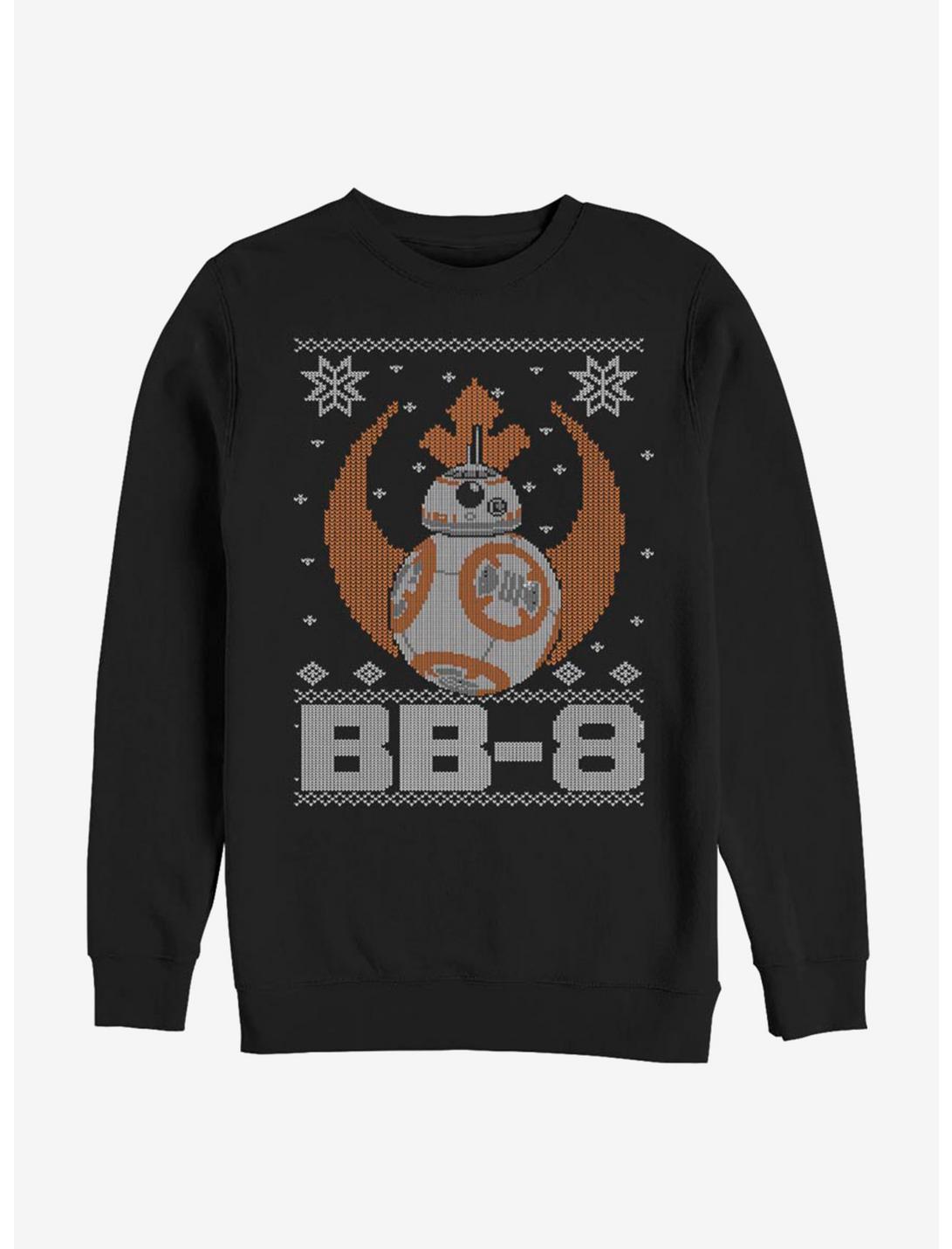 Star Wars Episode VII The Force Awakens BB8 Bells Sweatshirt, BLACK, hi-res