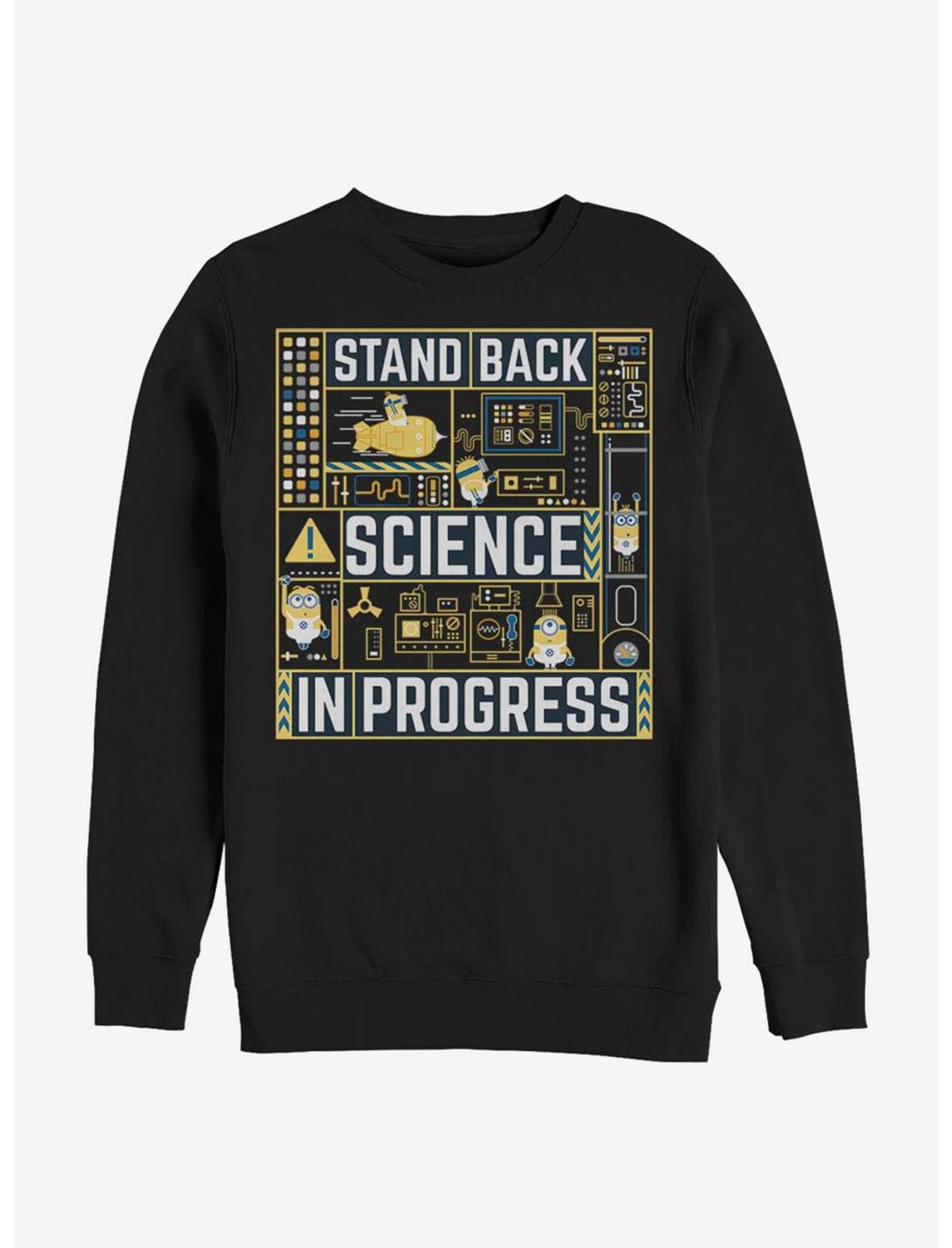 Despicable Me Minions Science Sweatshirt, BLACK, hi-res