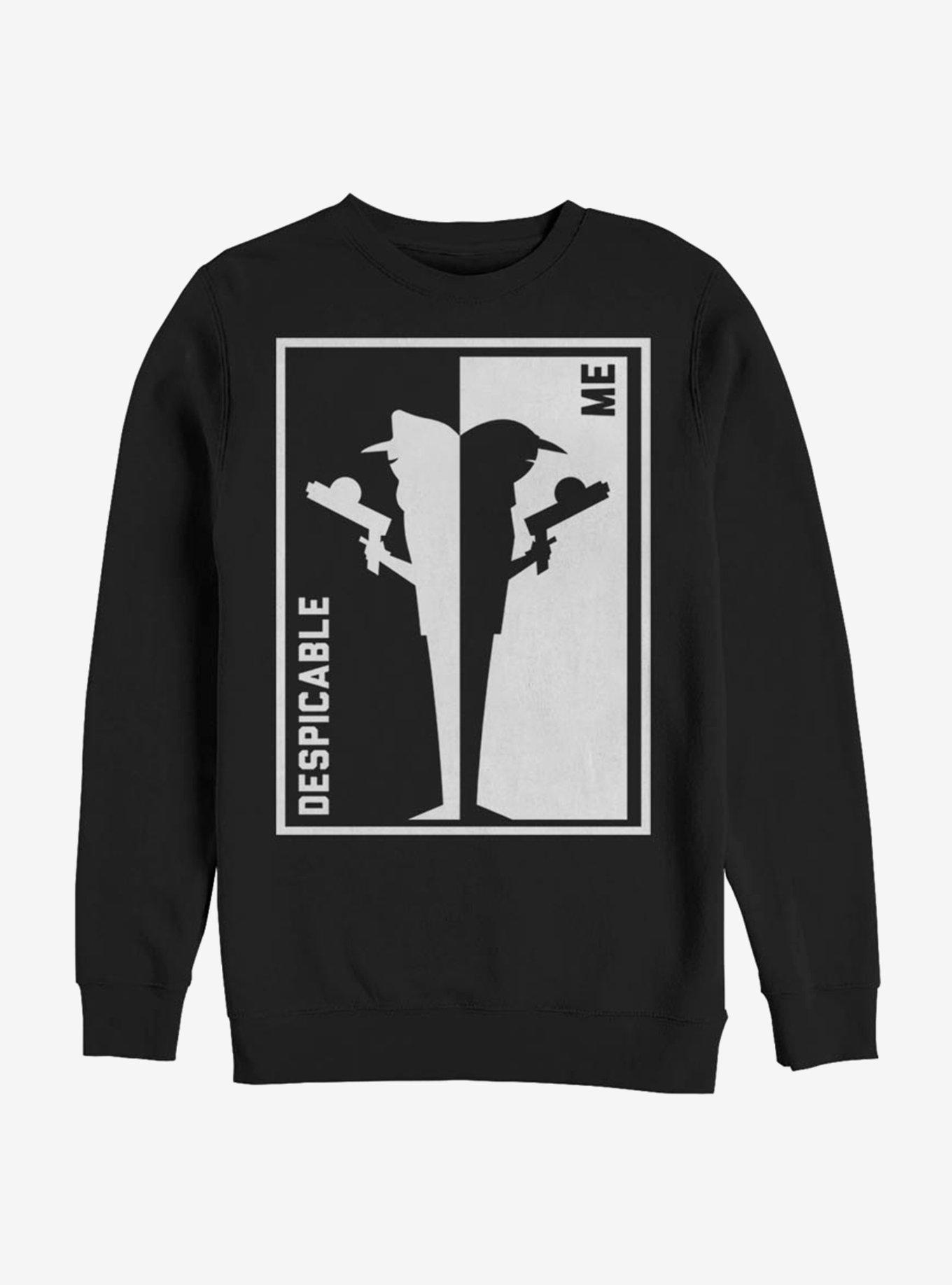Despicable Me Minions Spy Vs Sweatshirt, BLACK, hi-res
