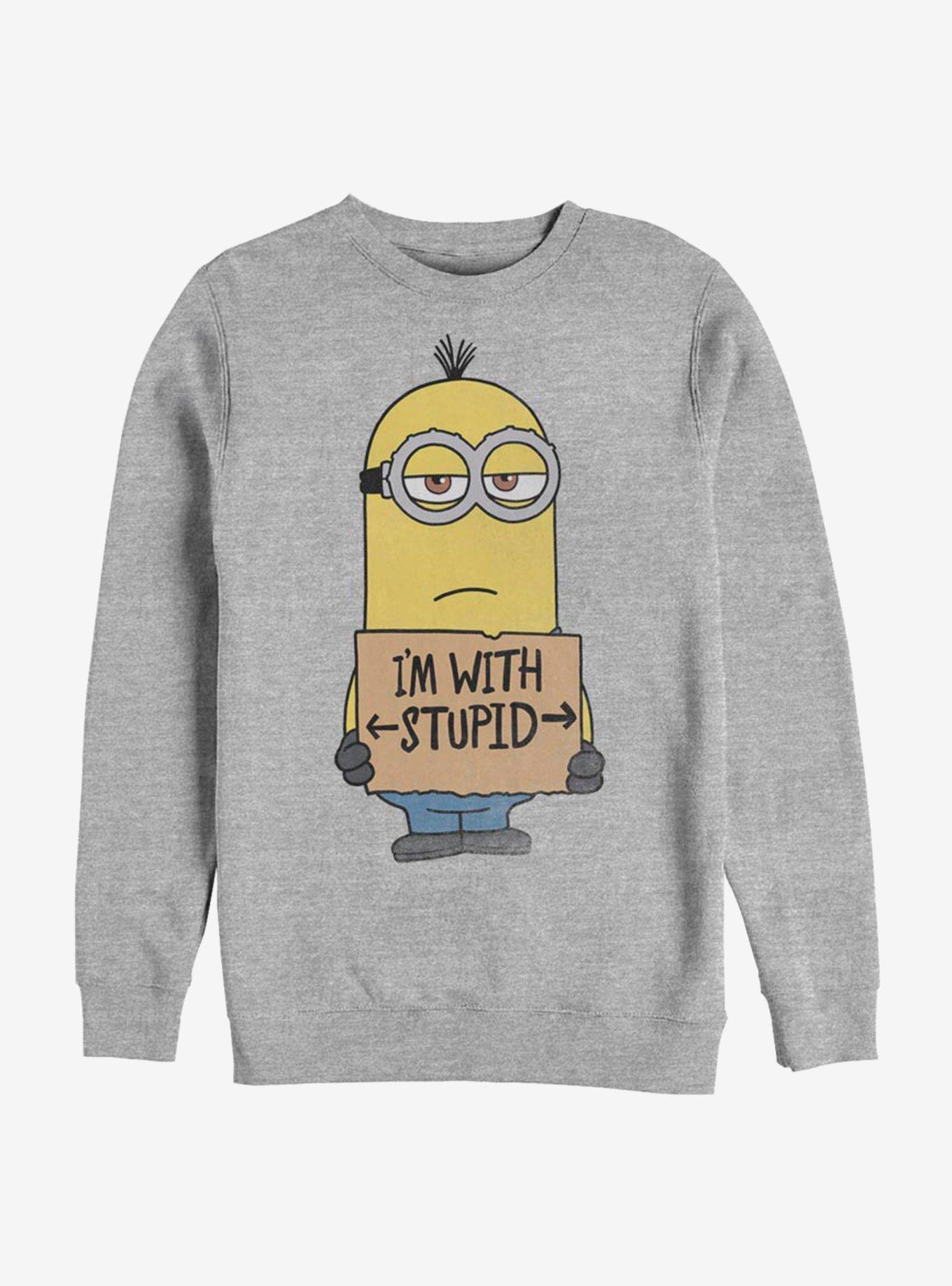 Despicable Me Minions Stupid Sweatshirt, , hi-res