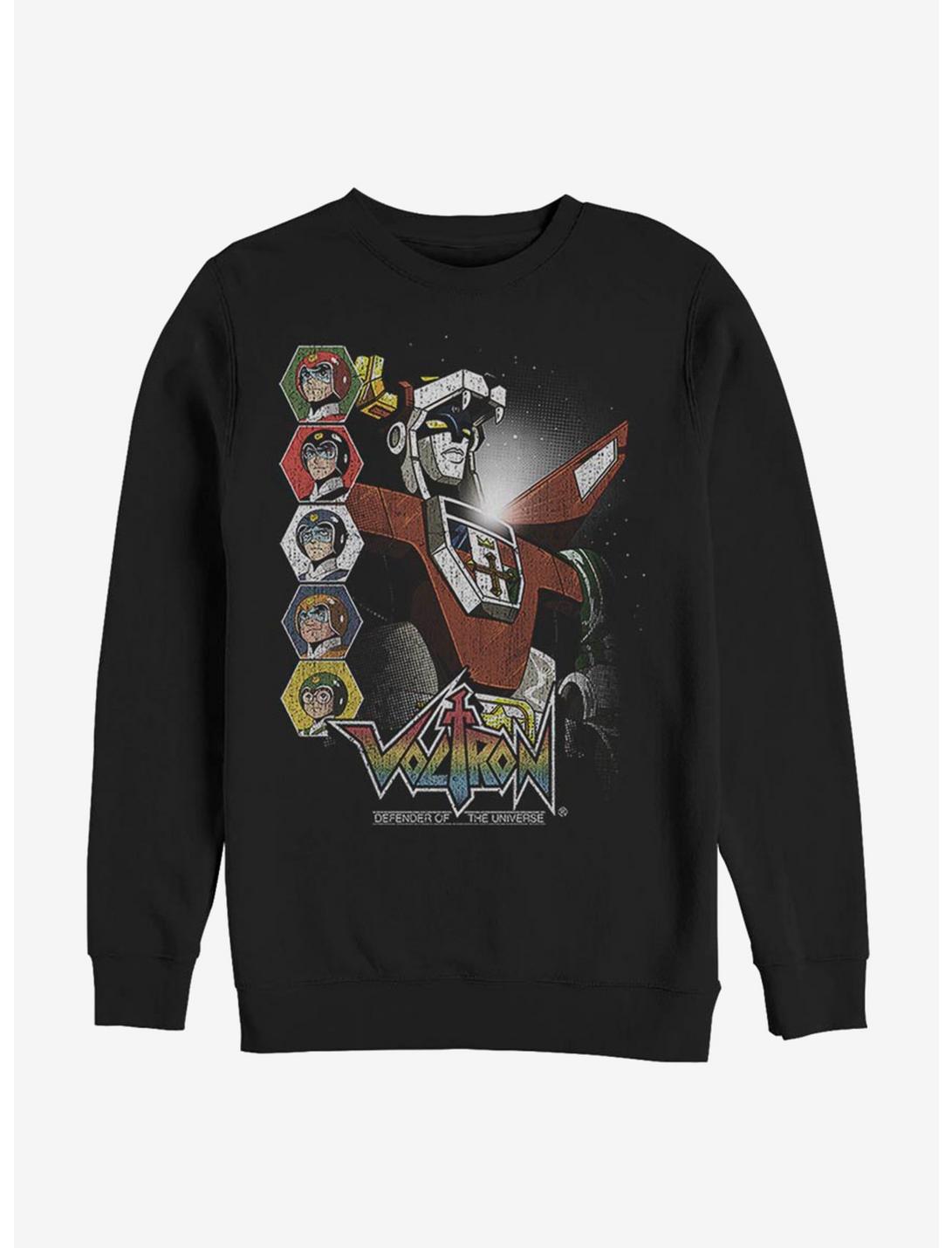 Voltron Lions Unite Sweatshirt, BLACK, hi-res