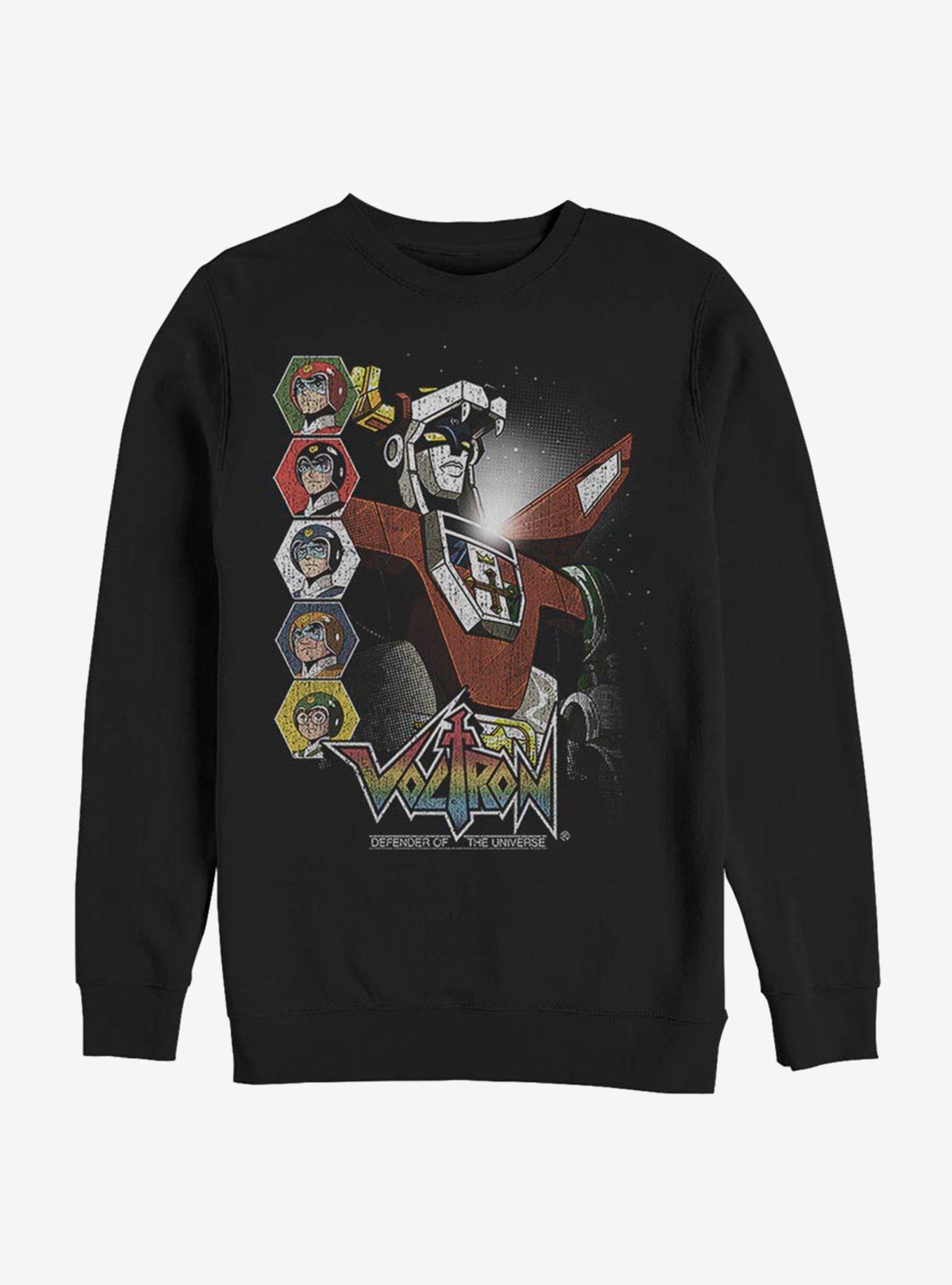Voltron Lions Unite Sweatshirt, BLACK, hi-res