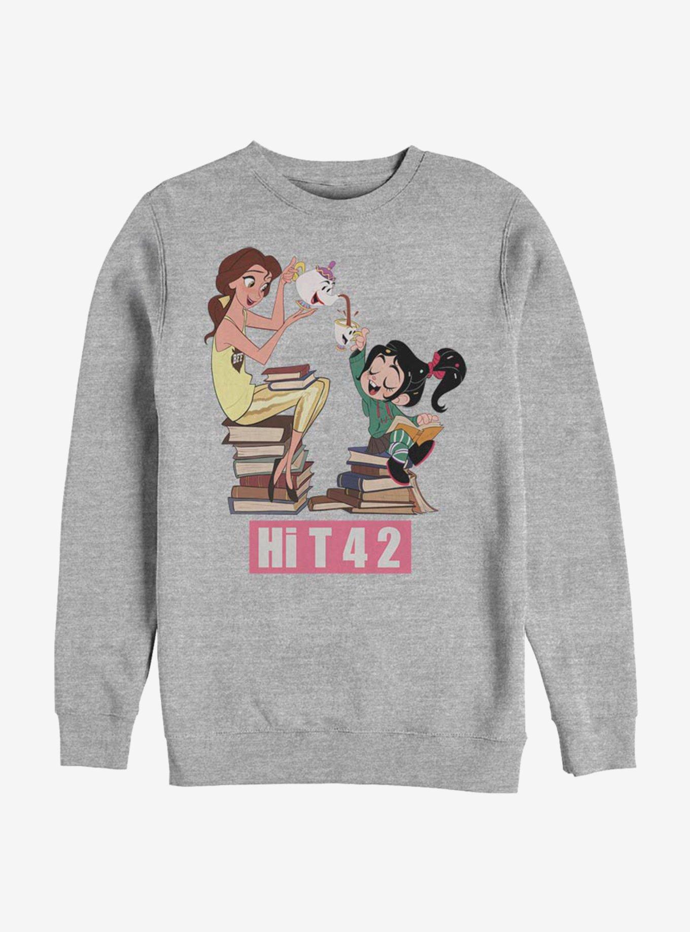 Disney Ralph Breaks The Internet High Tea Sweatshirt, ATH HTR, hi-res