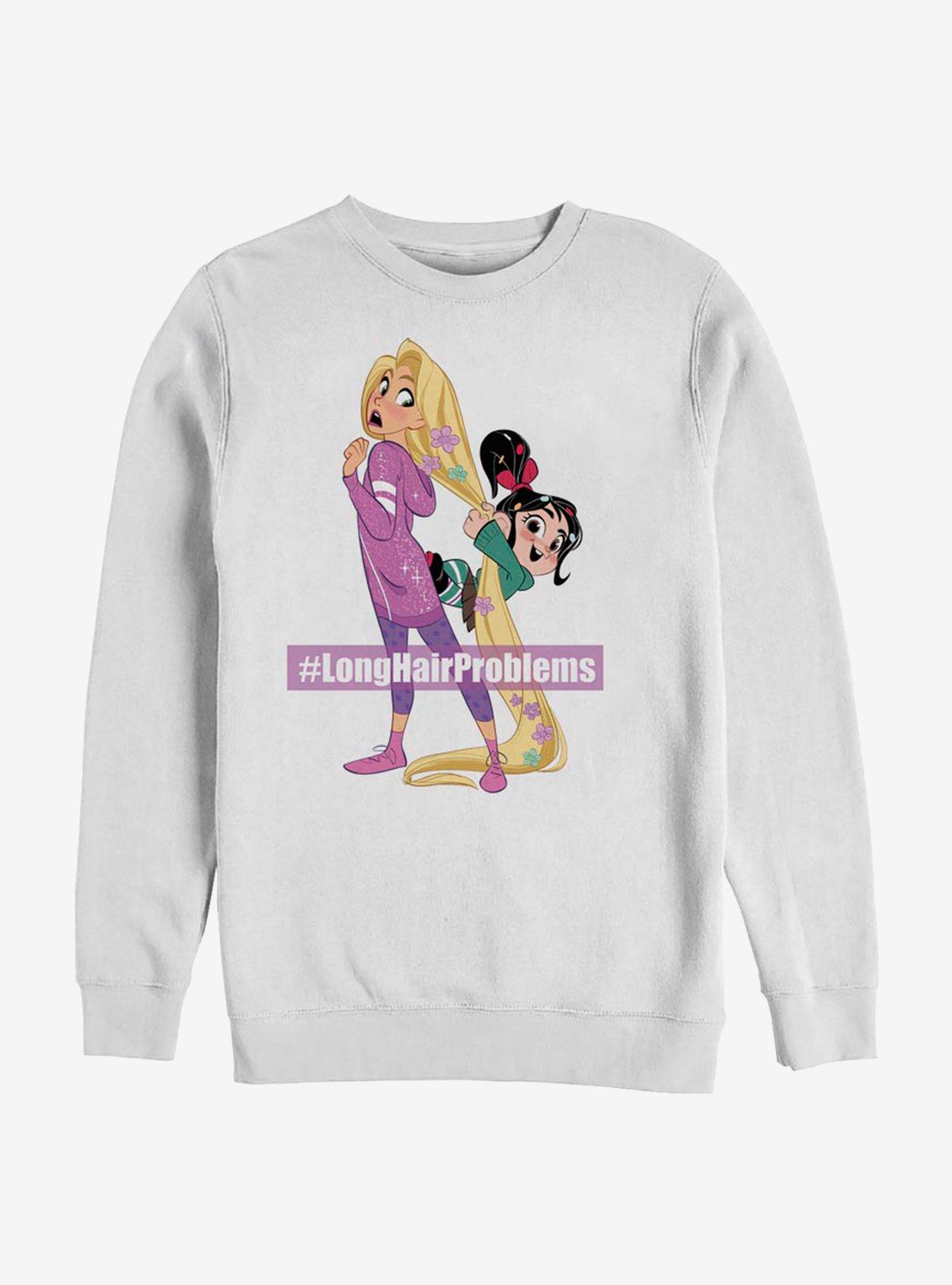 Disney Ralph Breaks The Internet Long Hair Sweatshirt, WHITE, hi-res