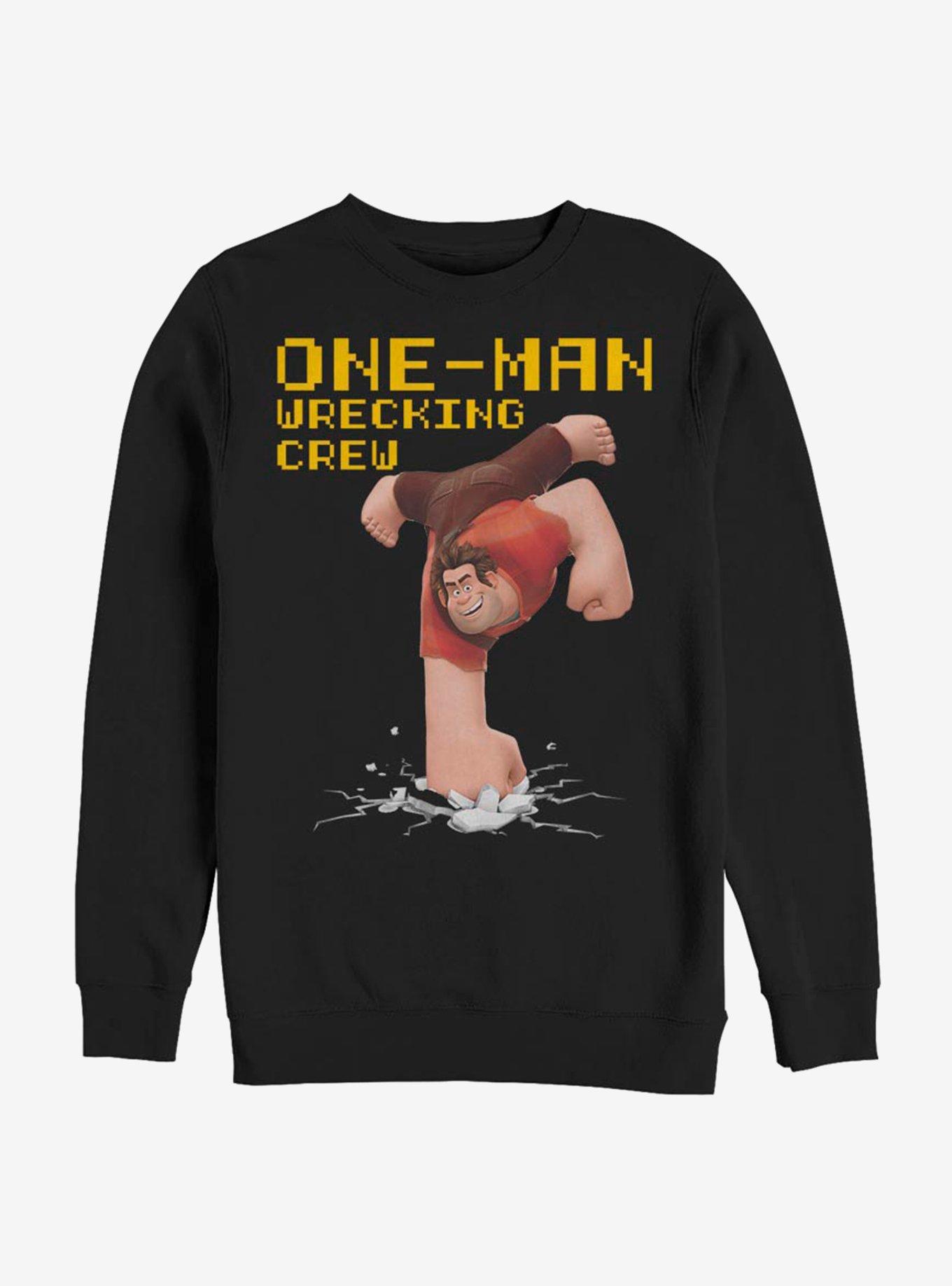 Disney Ralph Breaks The Internet Wrecking Crew Sweatshirt, BLACK, hi-res