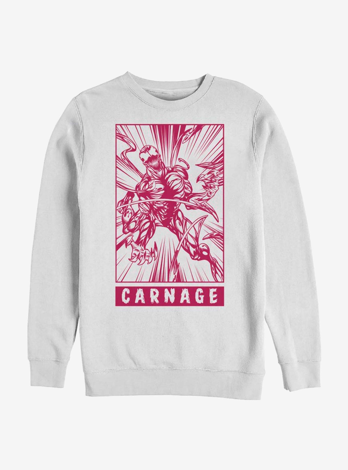 Marvel Venom Carnage Pop Sweatshirt, WHITE, hi-res