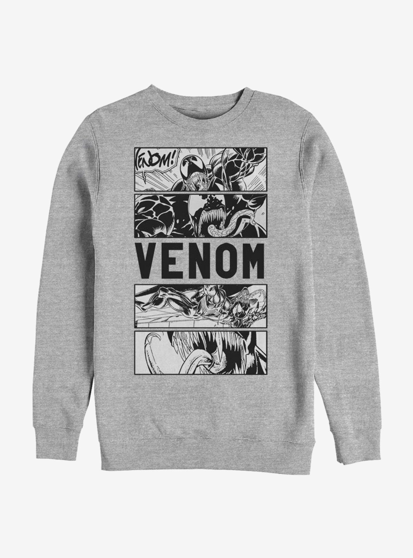 Marvel Venom Panels Sweatshirt, ATH HTR, hi-res