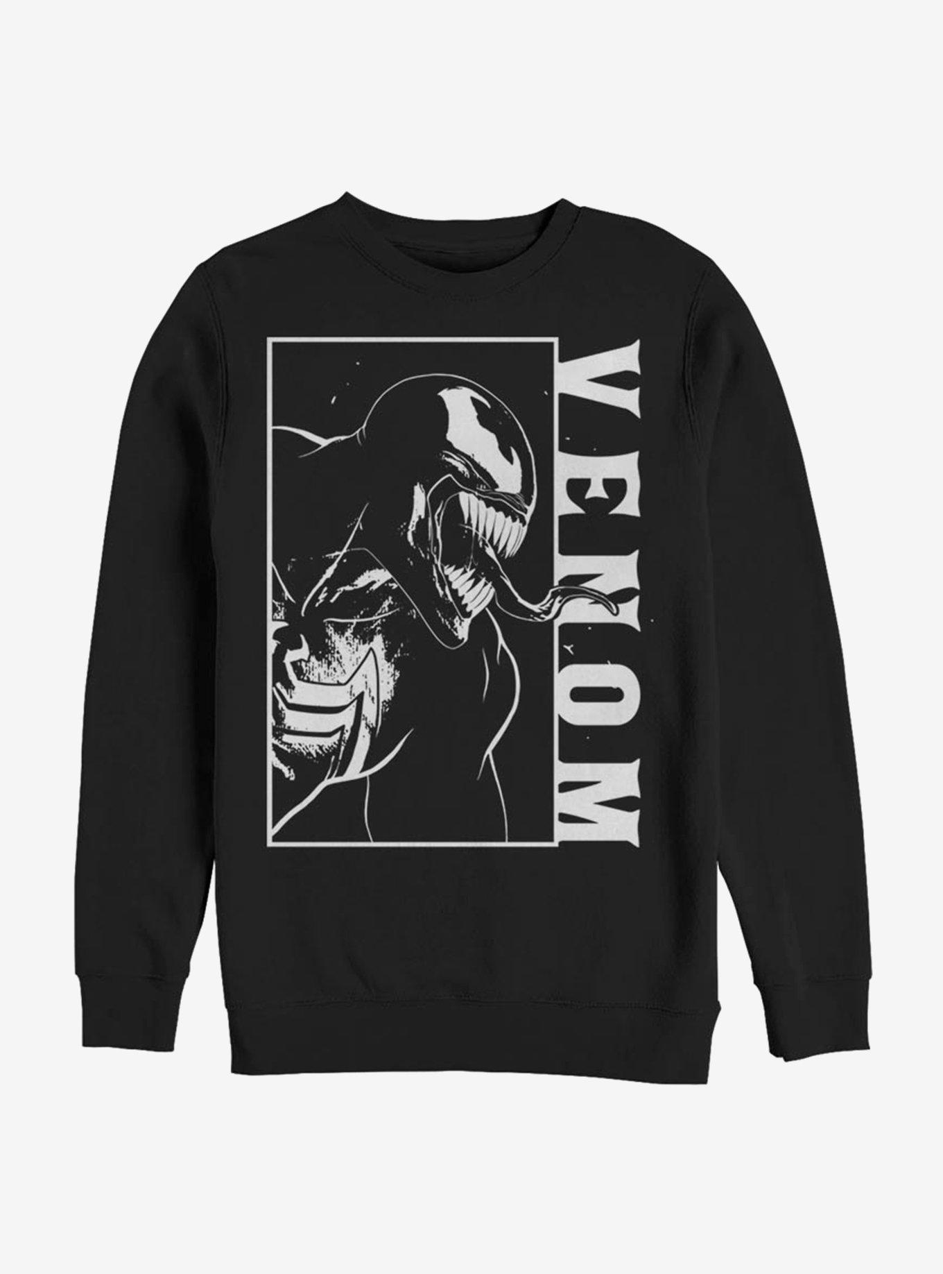 Marvel Venom Profile Block Sweatshirt, BLACK, hi-res