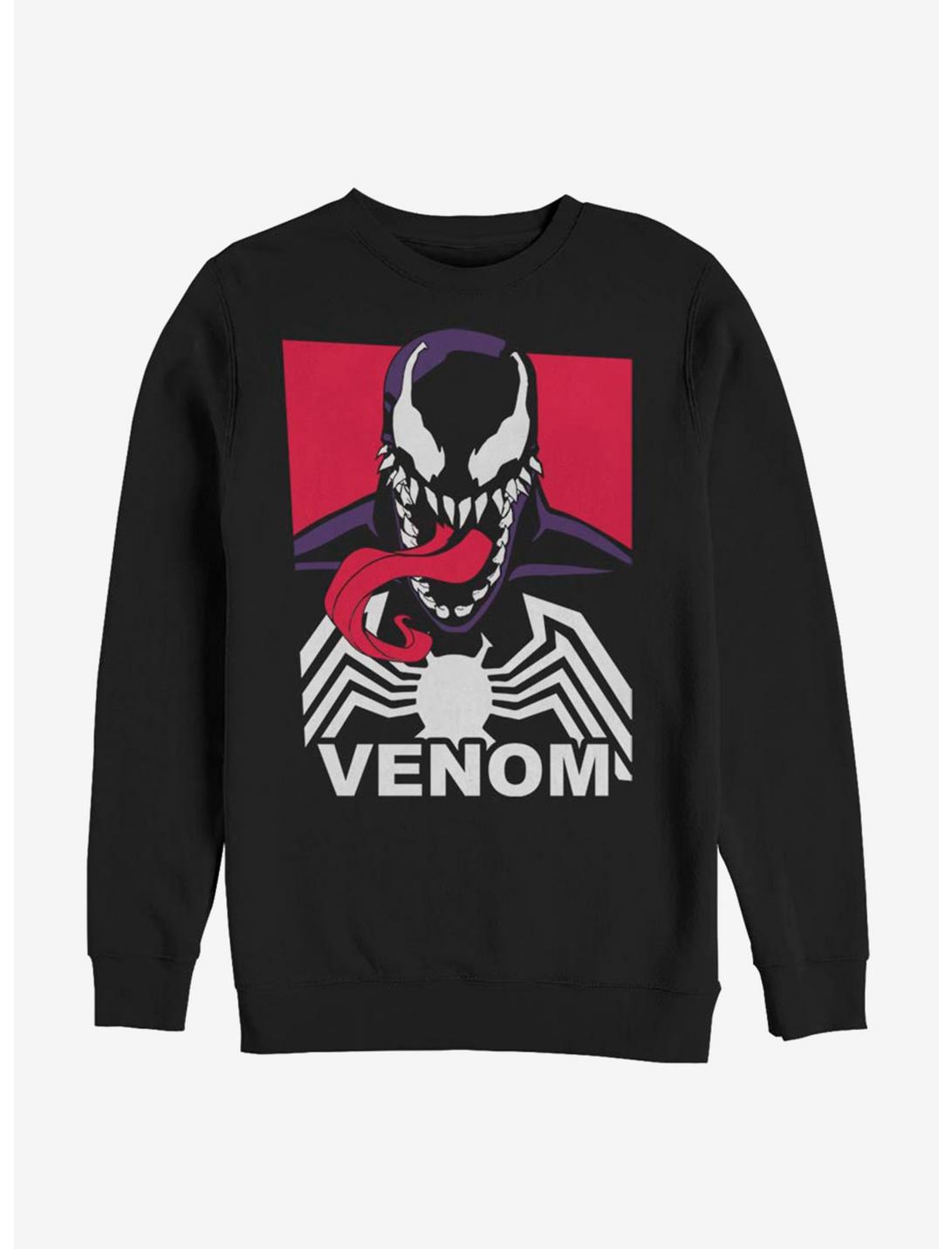 Marvel Venom Tri Color Sweatshirt, BLACK, hi-res