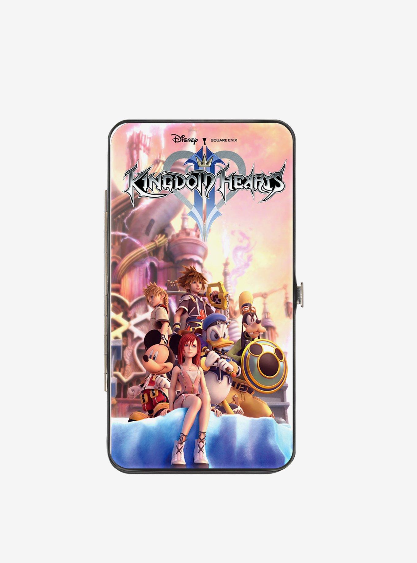 Disney Kingdom Hearts II 6 Character Group Pose Castle Pinks Hinged Wallet, , hi-res