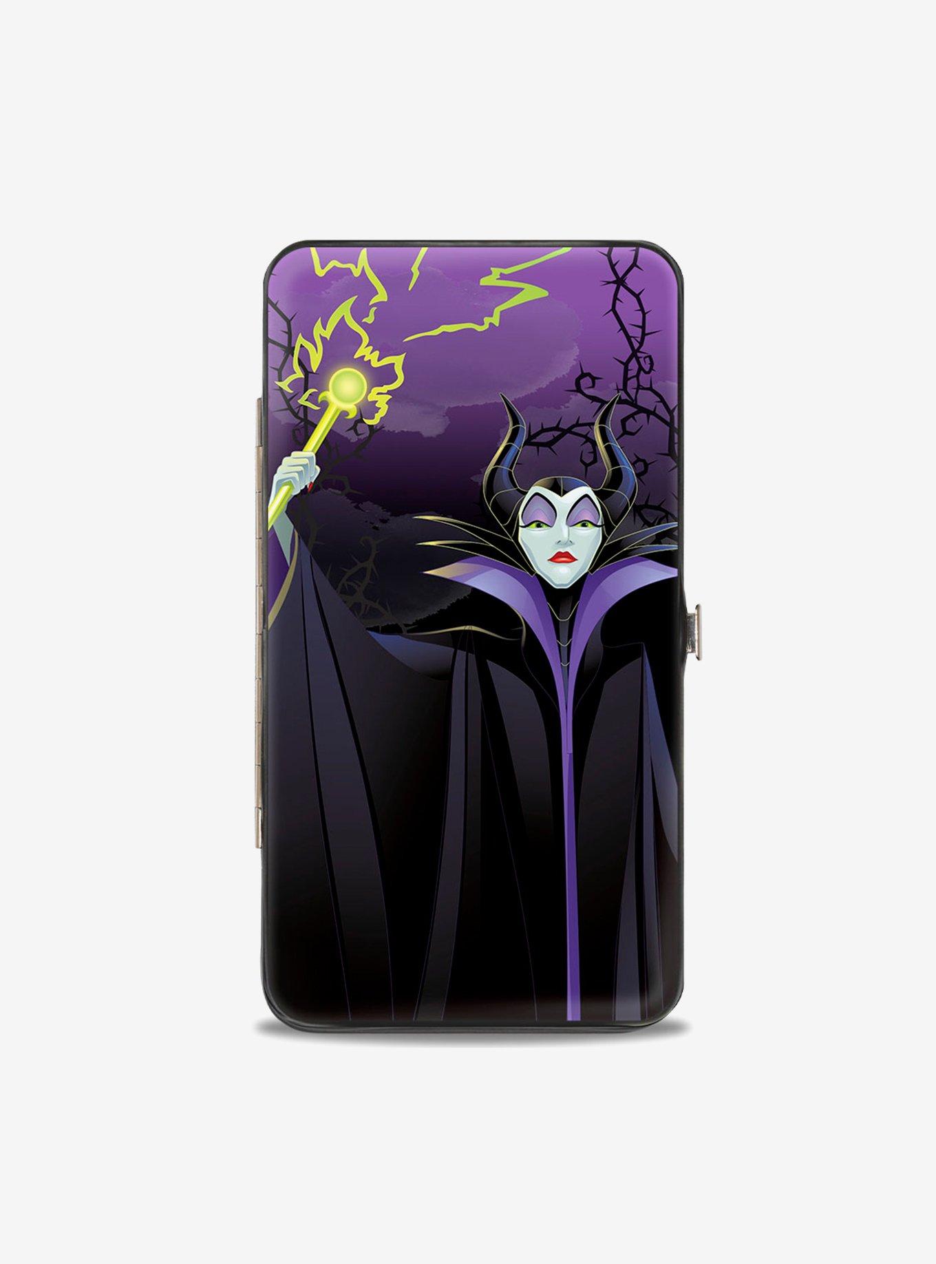 Disney Sleeping Beauty Maleficent Forest of Thorns Hinged Wallet