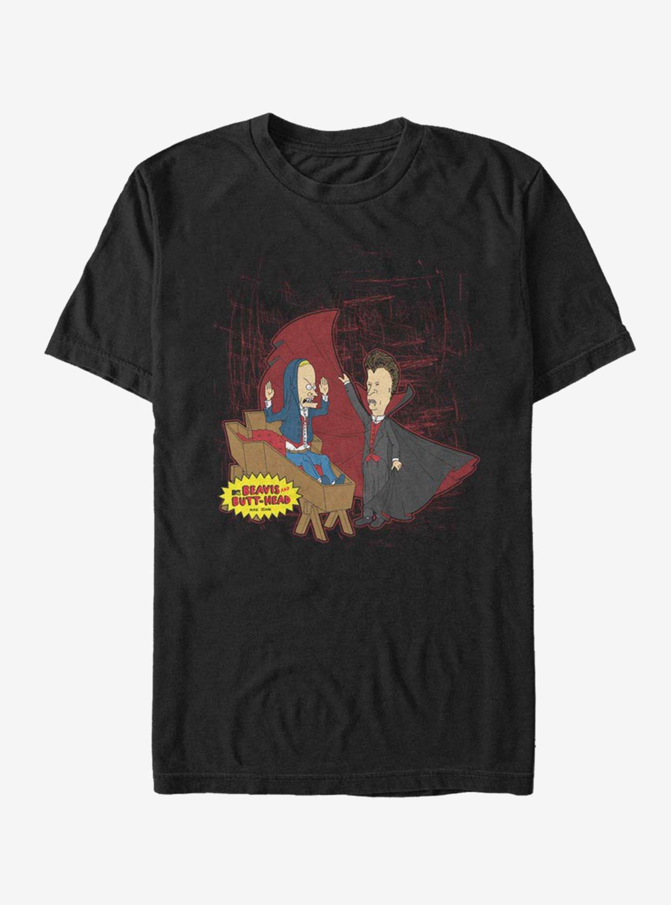 Beavis and Butthead Bite Me T-Shirt, BLACK, hi-res