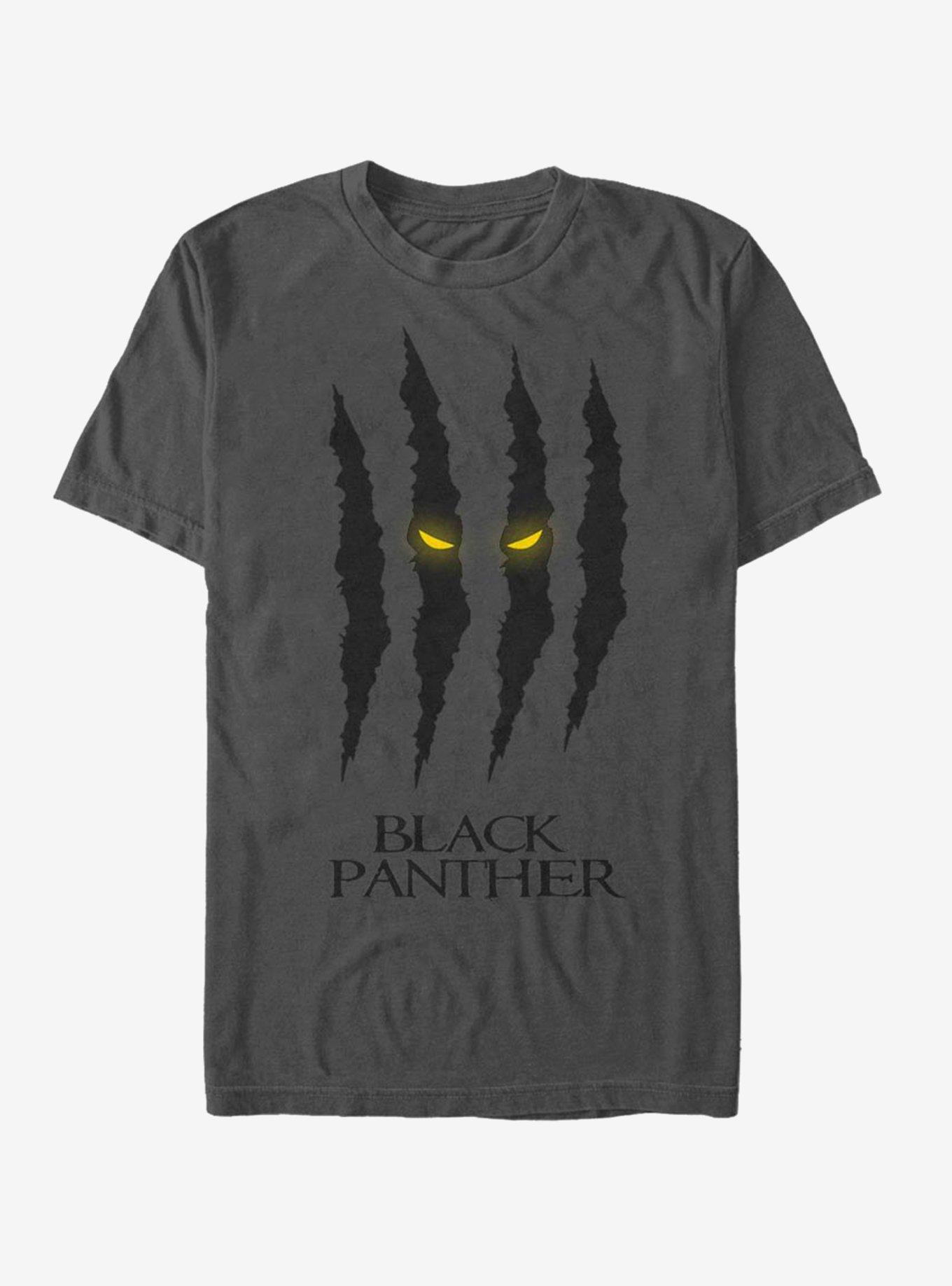 Marvel Black Panther Scratches T-Shirt, CHARCOAL, hi-res