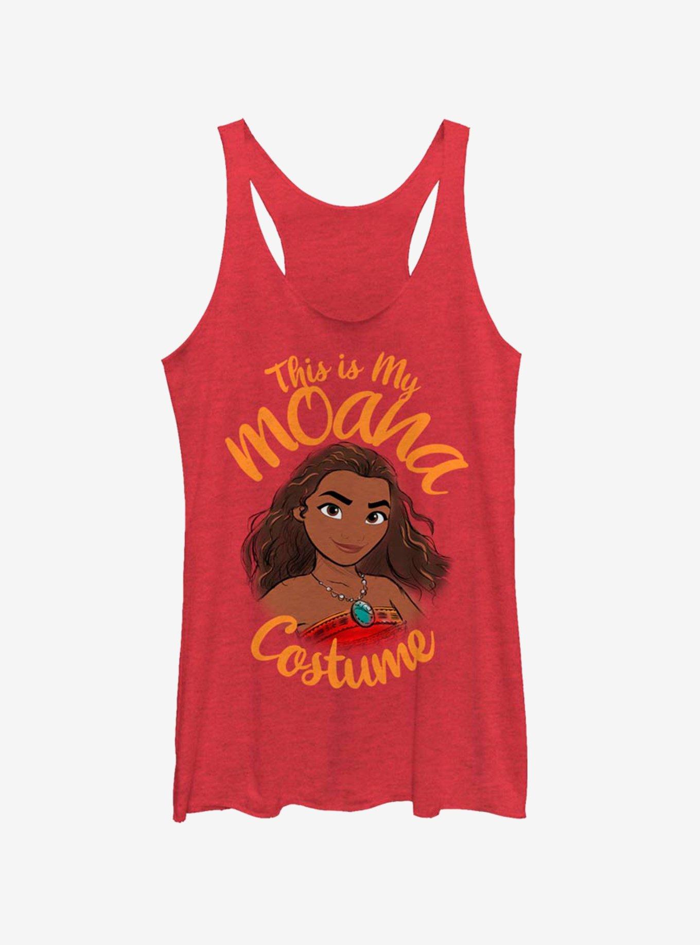 Disney Moana Costume Girls Tank, RED HTR, hi-res