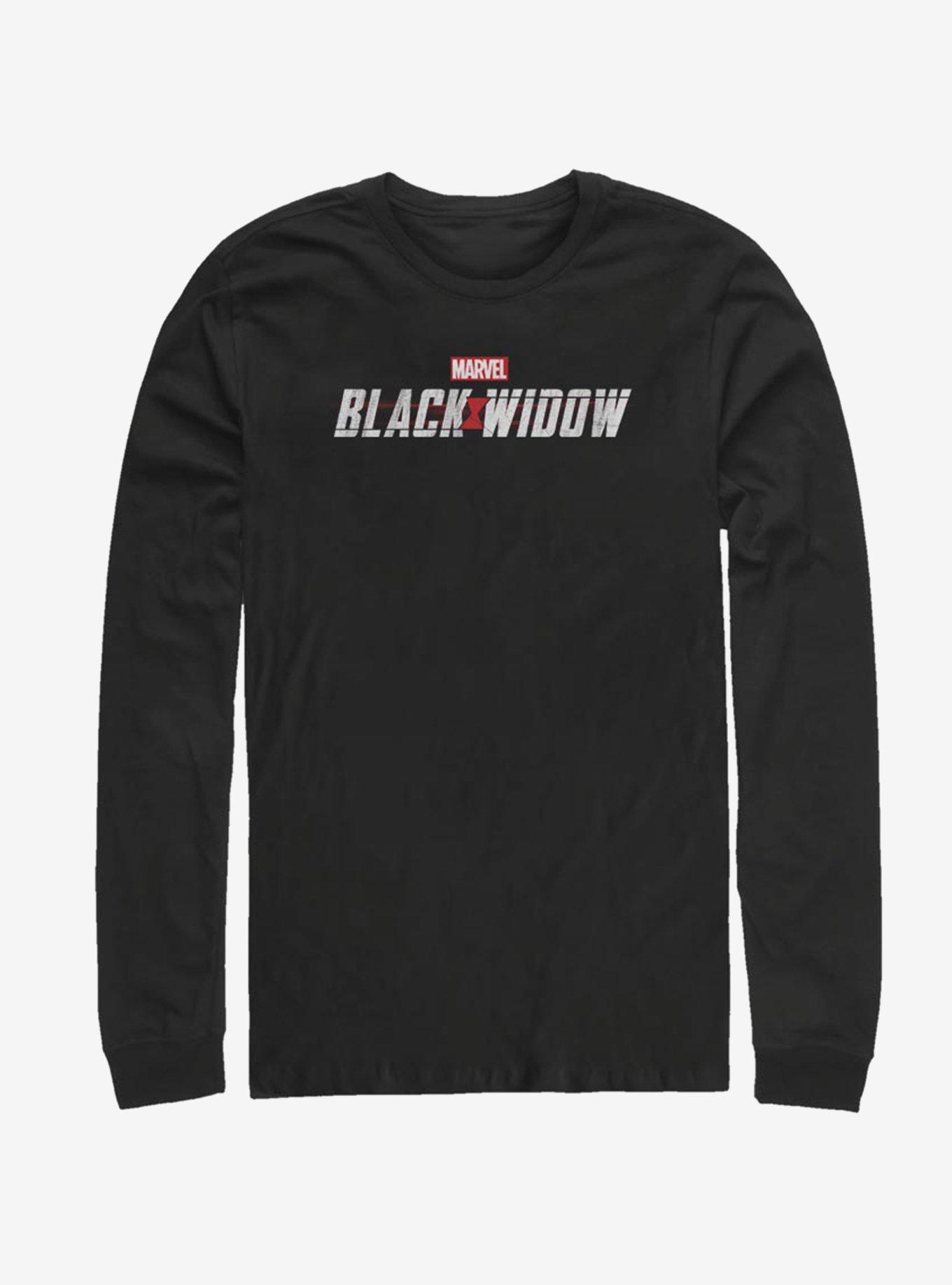 Marvel Black Widow Logo Long-Sleeve T-Shirt