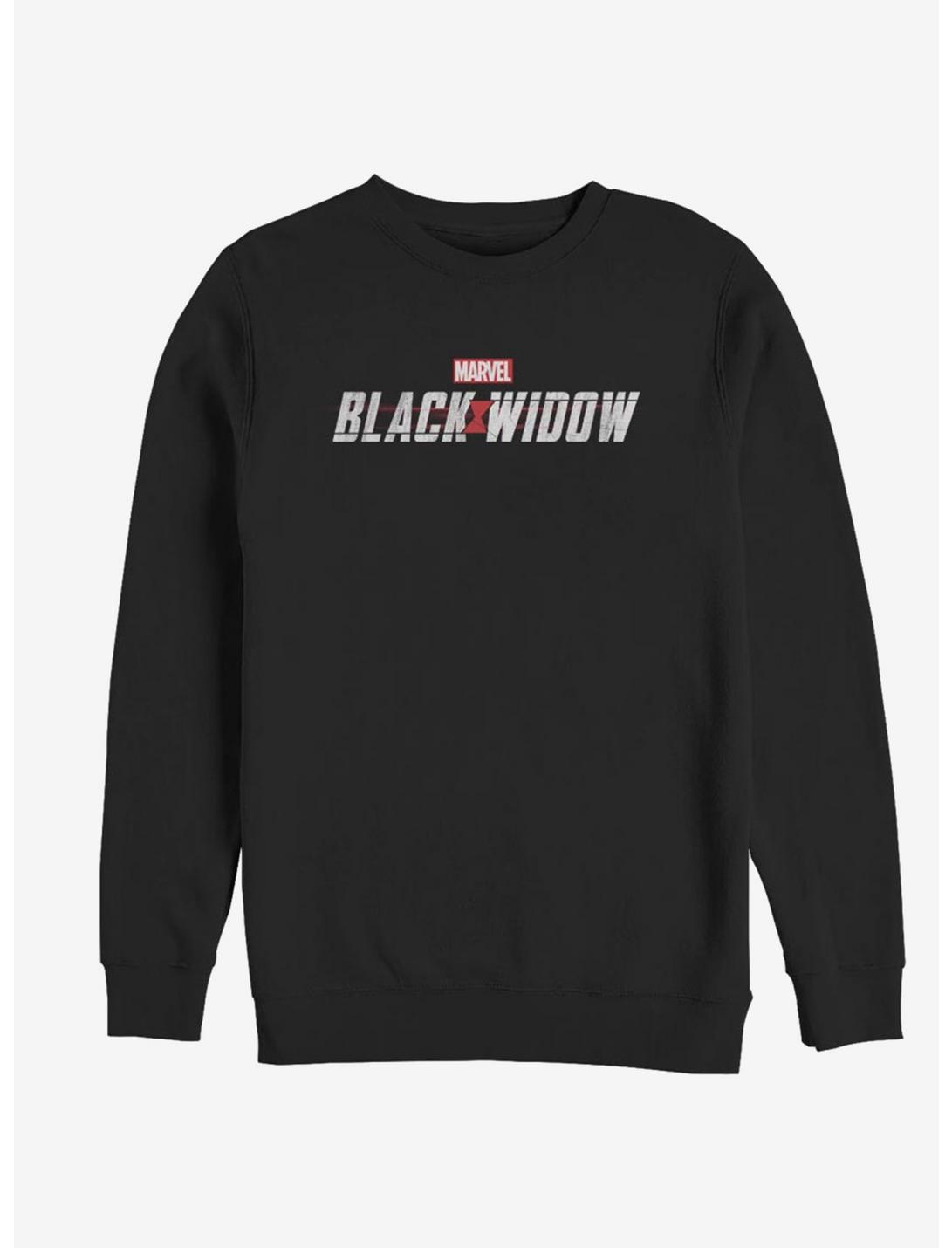 Marvel Black Widow Logo Sweatshirt, BLACK, hi-res