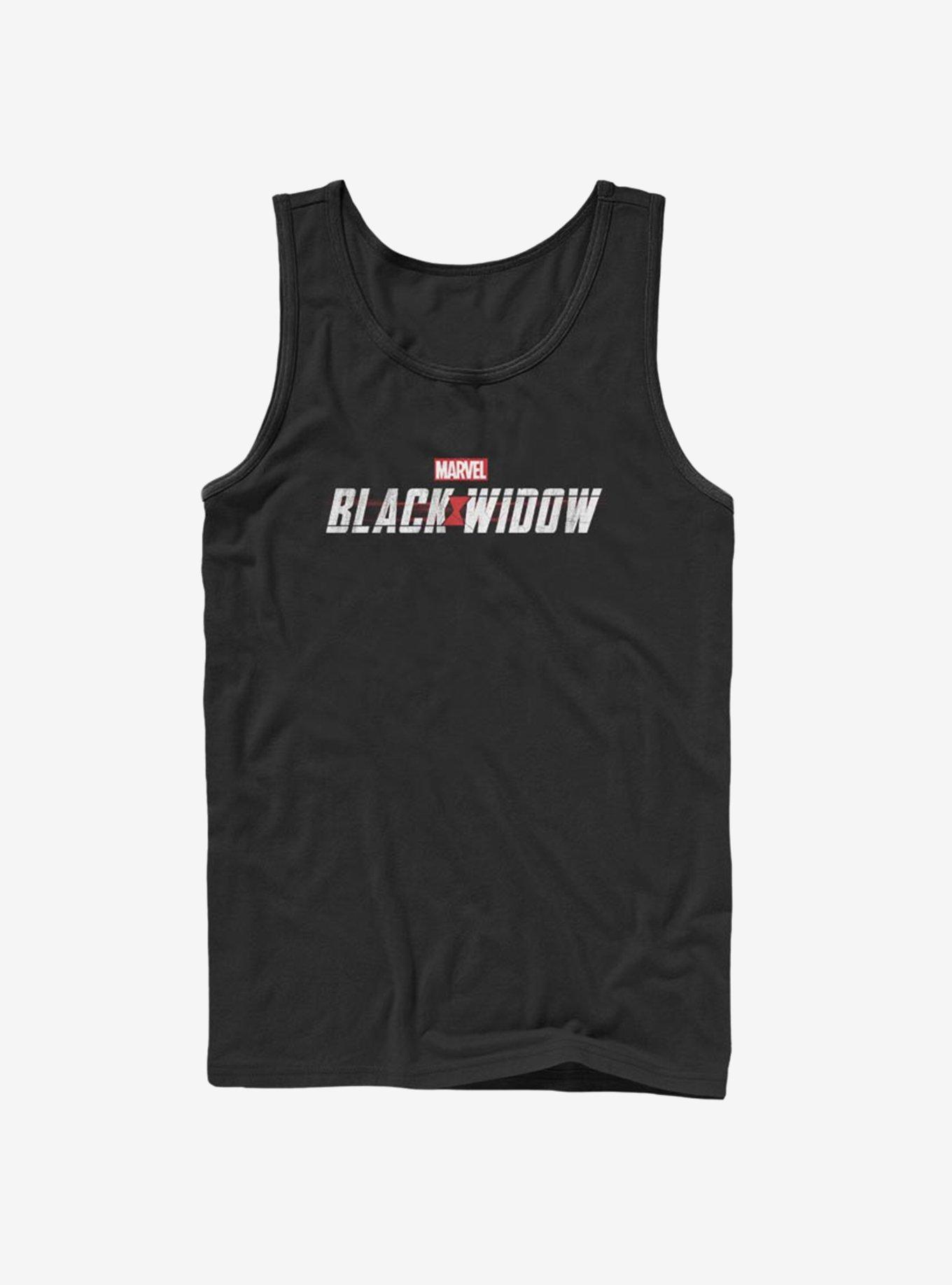 Marvel Black Widow Logo Tank, BLACK, hi-res