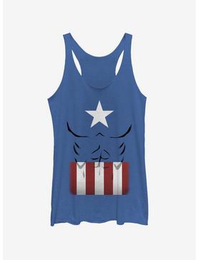 Plus Size Marvel Captain America Captain Simple Suit Girls Tank, , hi-res