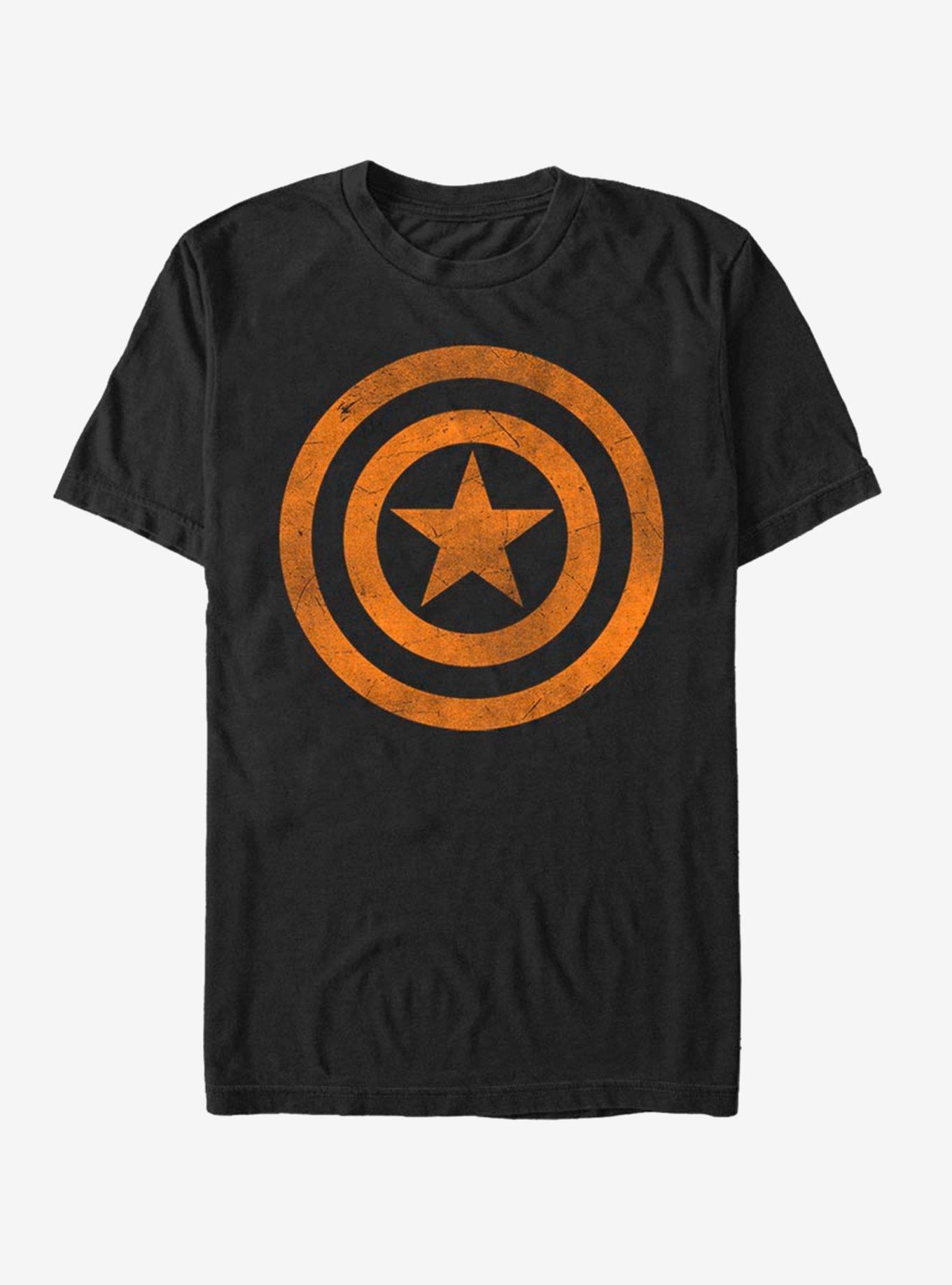 Marvel Captain America Captain Orange T-Shirt, BLACK, hi-res