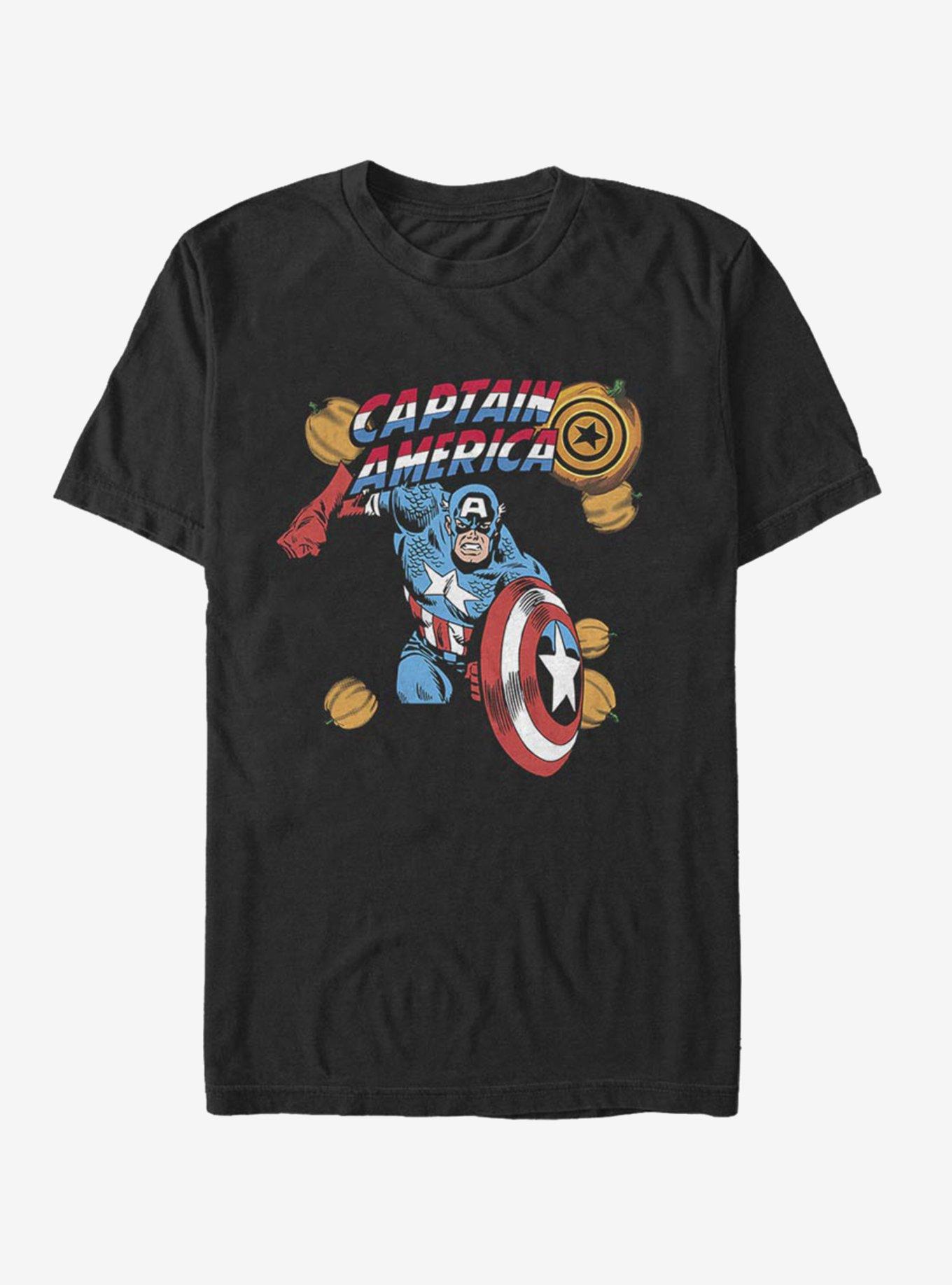 Marvel Captain America Captain Pumpkins T-Shirt