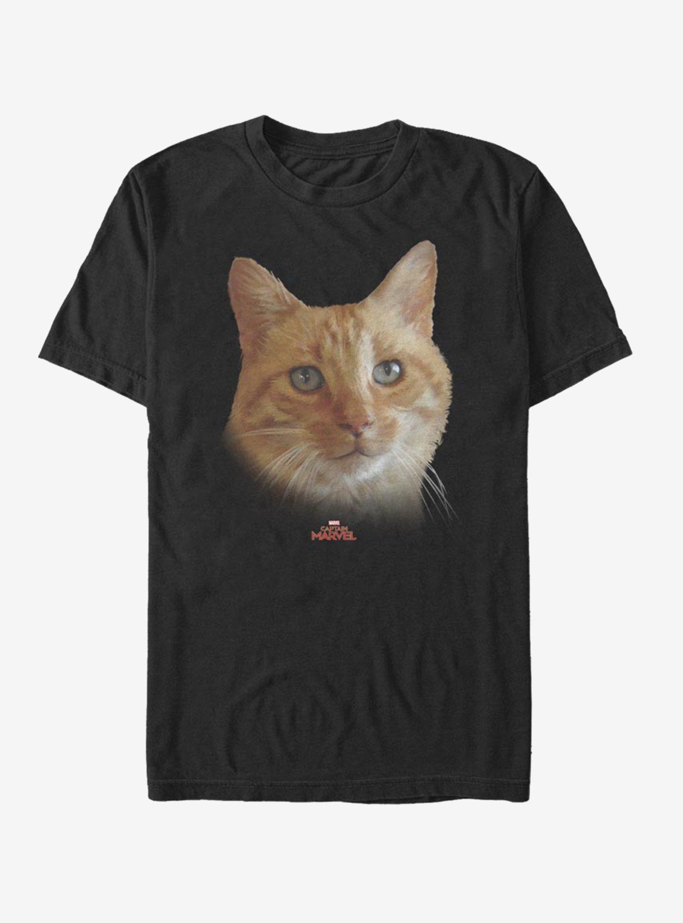 Captain marvel cat t hot sale shirt