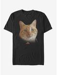 Marvel Captain Marvel Cat Face T-Shirt, BLACK, hi-res