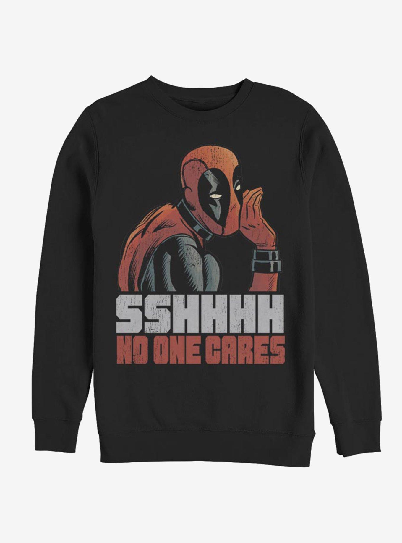 Marvel Deadpool No One Sweatshirt, BLACK, hi-res