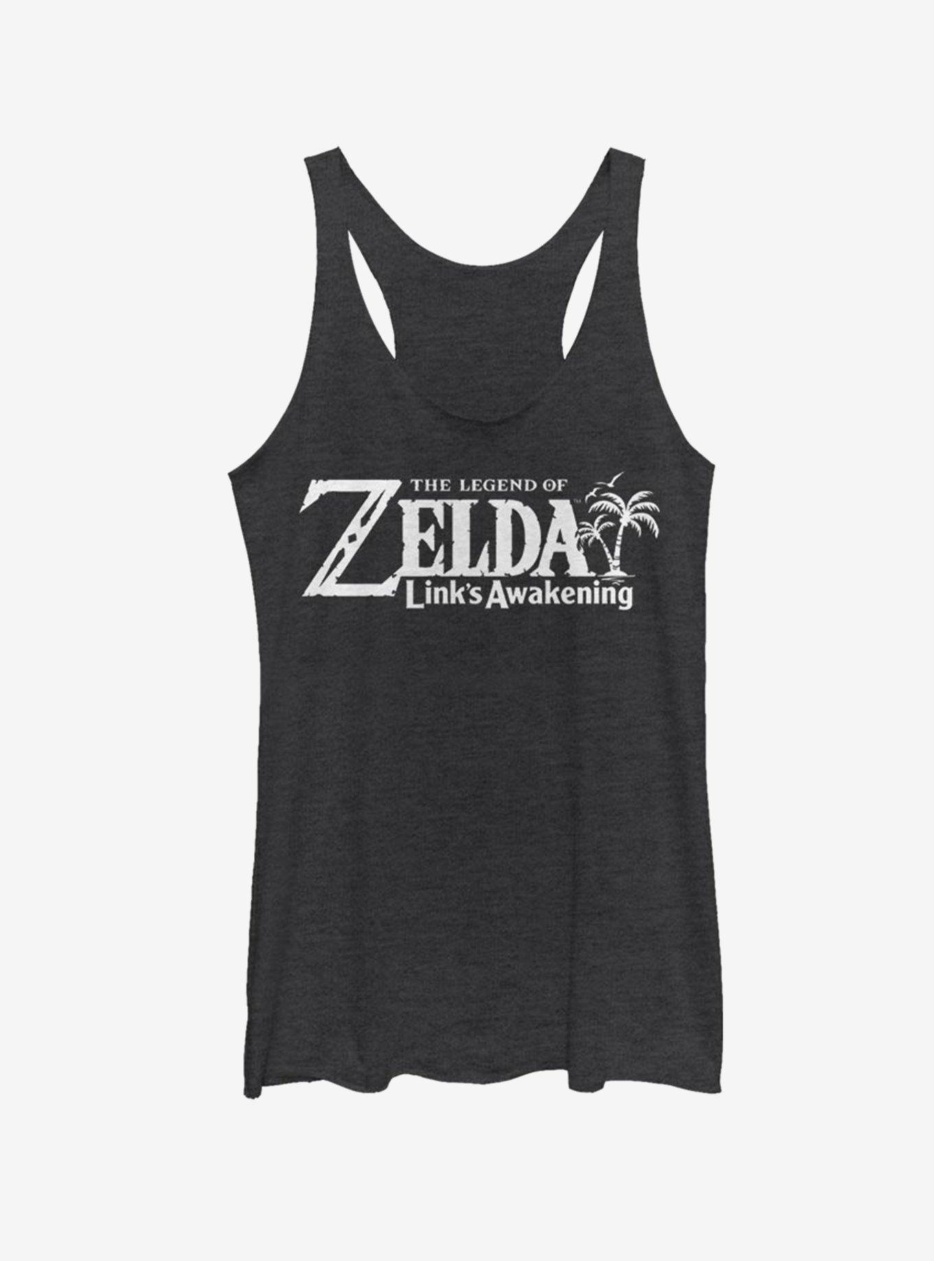 Nintendo The Legend of Zelda Link's Awakening Girls Tank, BLK HTR, hi-res